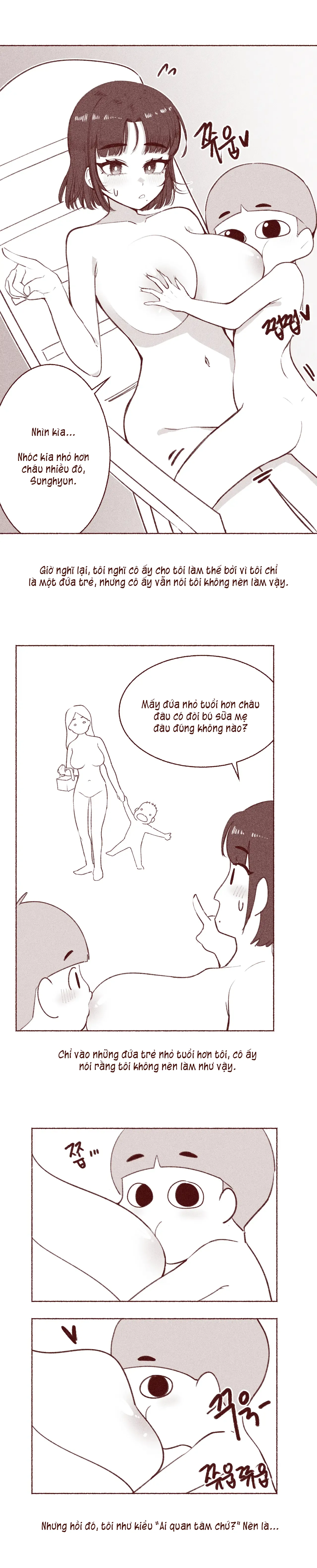 HentaiVN.net - Ảnh 7 - Câu chuyện về việc bú vú bạn của mẹ - Oneshot