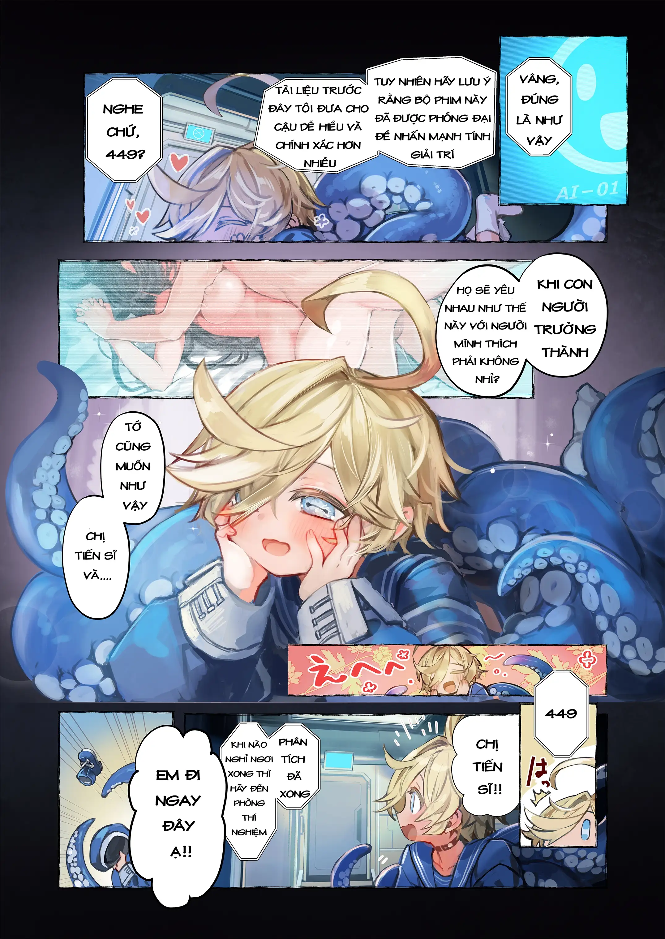 HentaiVN.net - Ảnh 8 - Re;BAKE ～Chị tiến sĩ! Làm ơn hãy giao phối với em～ - Oneshot
