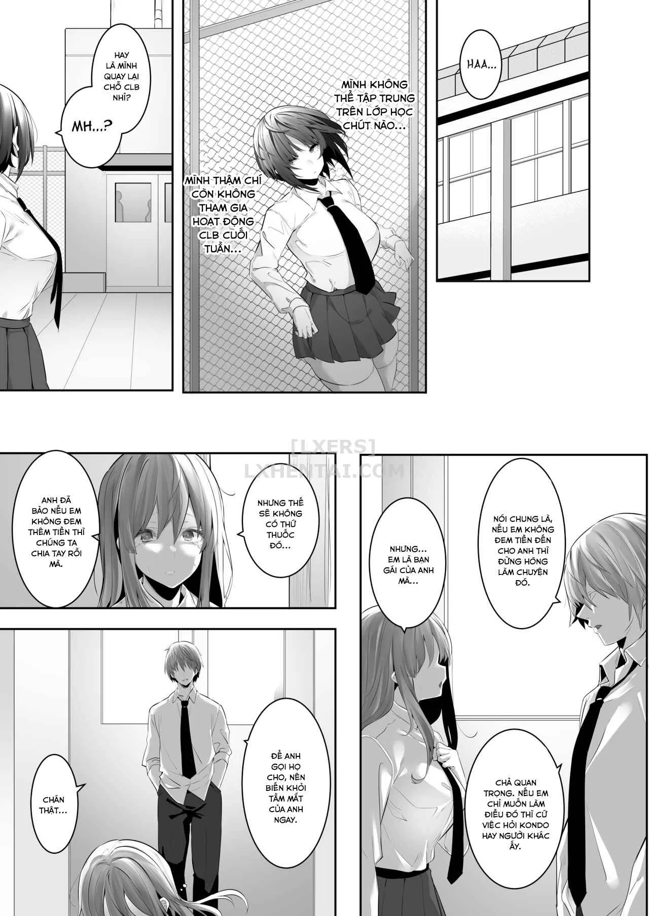 HentaiVN.net - Ảnh 15 - Tsuyoki na Undoubu Joshi ga Netorareru [Having Cheating Sex with the Strong-minded Girl from the School's Athletic Club] - Oneshot