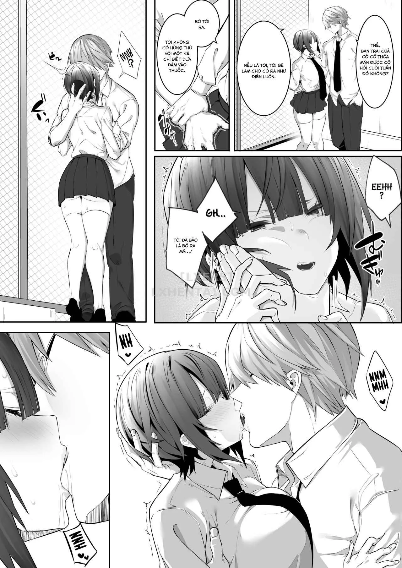 HentaiVN.net - Ảnh 17 - Tsuyoki na Undoubu Joshi ga Netorareru [Having Cheating Sex with the Strong-minded Girl from the School's Athletic Club] - Oneshot