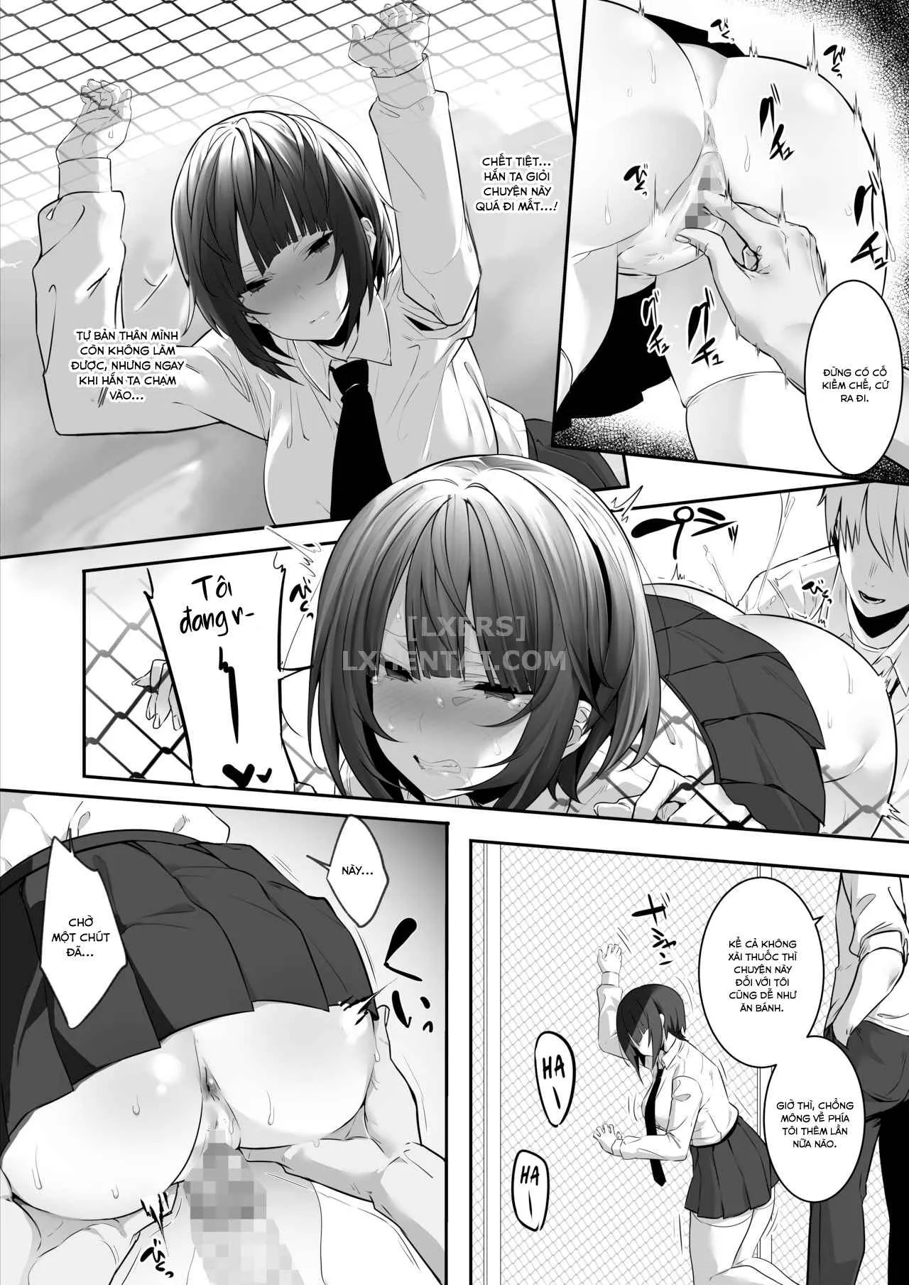 HentaiVN.net - Ảnh 20 - Tsuyoki na Undoubu Joshi ga Netorareru [Having Cheating Sex with the Strong-minded Girl from the School's Athletic Club] - Oneshot