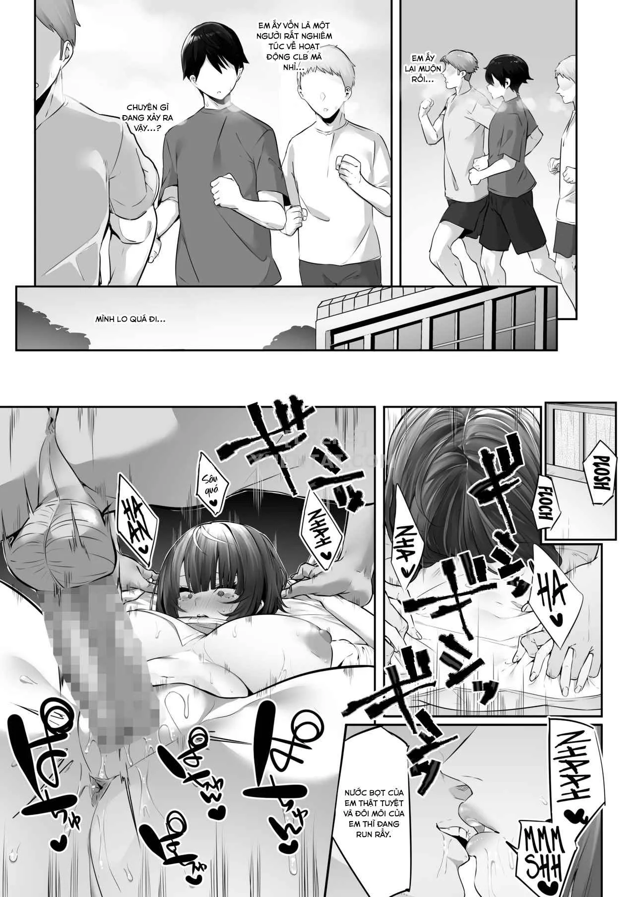 HentaiVN.net - Ảnh 29 - Tsuyoki na Undoubu Joshi ga Netorareru [Having Cheating Sex with the Strong-minded Girl from the School's Athletic Club] - Oneshot