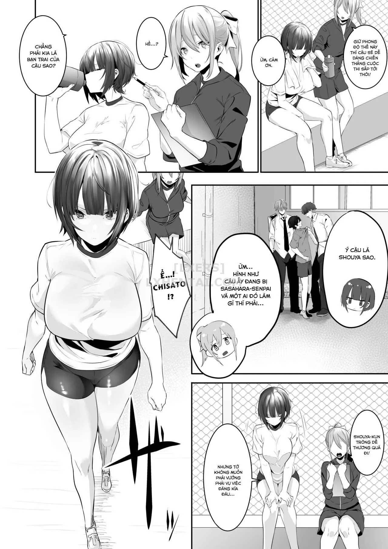HentaiVN.net - Ảnh 4 - Tsuyoki na Undoubu Joshi ga Netorareru [Having Cheating Sex with the Strong-minded Girl from the School's Athletic Club] - Oneshot