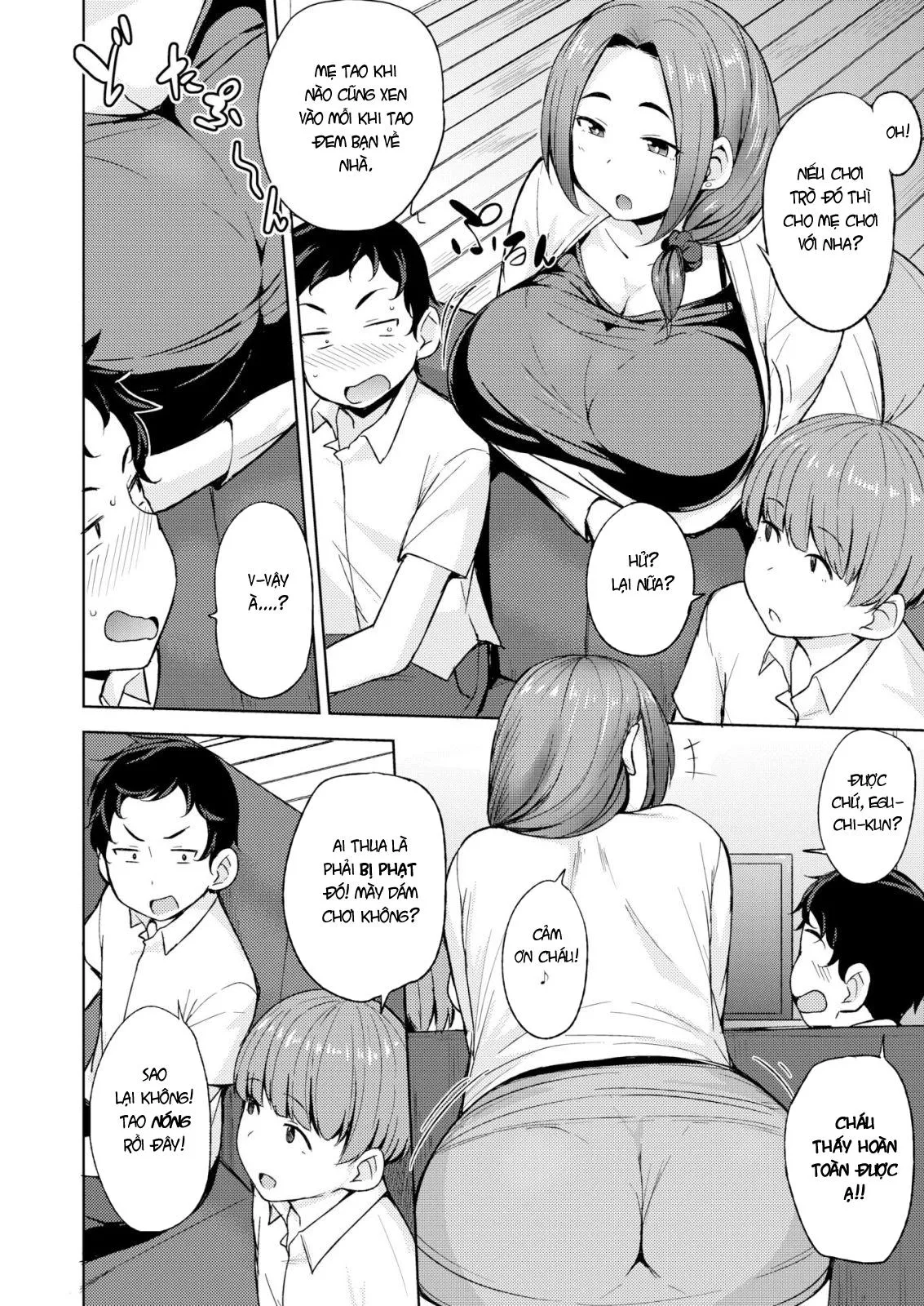 HentaiVN.net - Ảnh 5 - Gia đình kỳ lạ của thằng bạn [Mitsuki-kun's Family is a Little Strange] - Oneshot