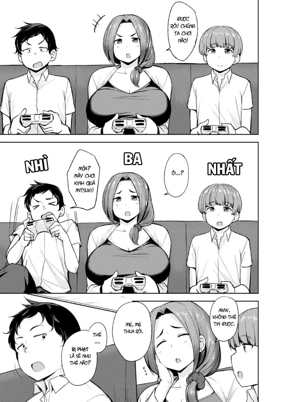 HentaiVN.net - Ảnh 6 - Gia đình kỳ lạ của thằng bạn [Mitsuki-kun's Family is a Little Strange] - Oneshot