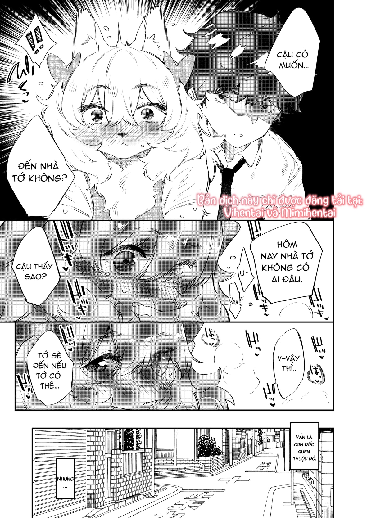 HentaiVN.net - Ảnh 5 - Bạn Cùng Lớp Của Tôi Đang Trong Mùa Động Dục - Oneshot