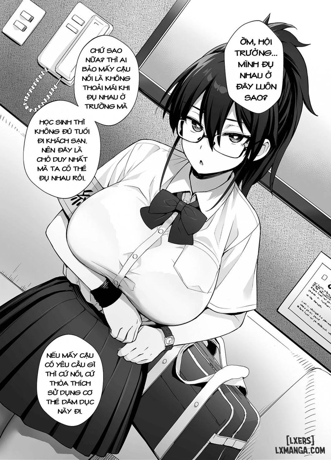 HentaiVN.net - Ảnh 10 - Atarashii Fuuki Iinchou wa Mune ga Ookii to Iu Uwasa ga Aru - Chap 2