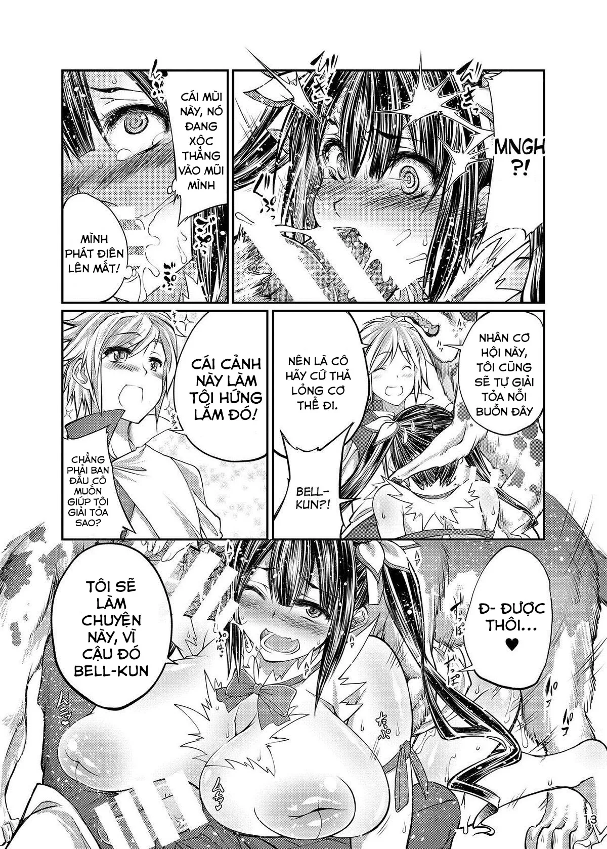 HentaiVN.net - Ảnh 13 - Dungeon ni Juukan o Motomeru no wa Machigatteiru Darou ka (Dungeon ni Deai o Motomeru no wa Machigatteiru Darou ka) [ダンジョンに獣姦を求めるのは間違っているだろうか (ダンジョンに出会いを求めるのは間違っているだろうか)] - Oneshot