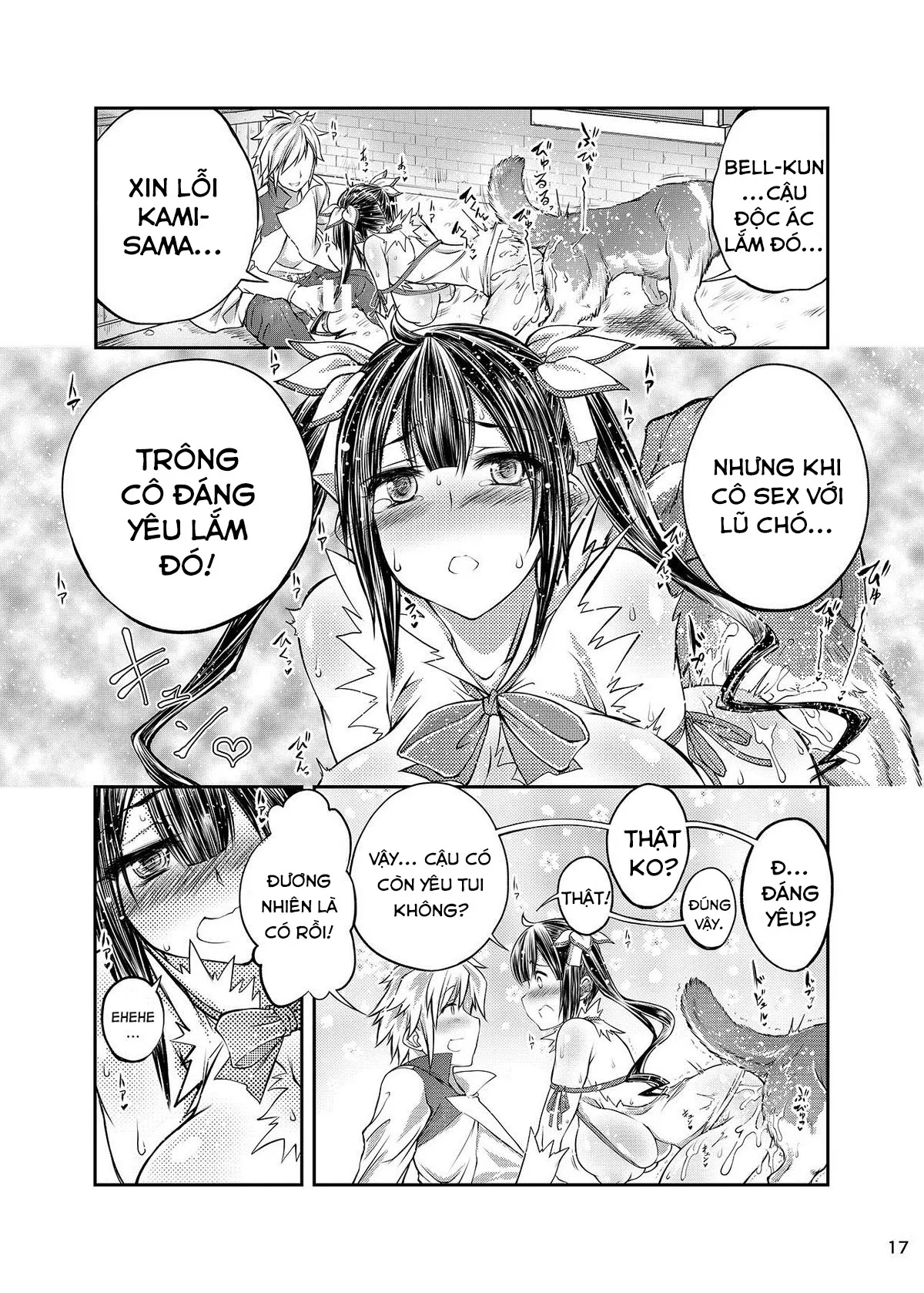 HentaiVN.net - Ảnh 17 - Dungeon ni Juukan o Motomeru no wa Machigatteiru Darou ka (Dungeon ni Deai o Motomeru no wa Machigatteiru Darou ka) [ダンジョンに獣姦を求めるのは間違っているだろうか (ダンジョンに出会いを求めるのは間違っているだろうか)] - Oneshot