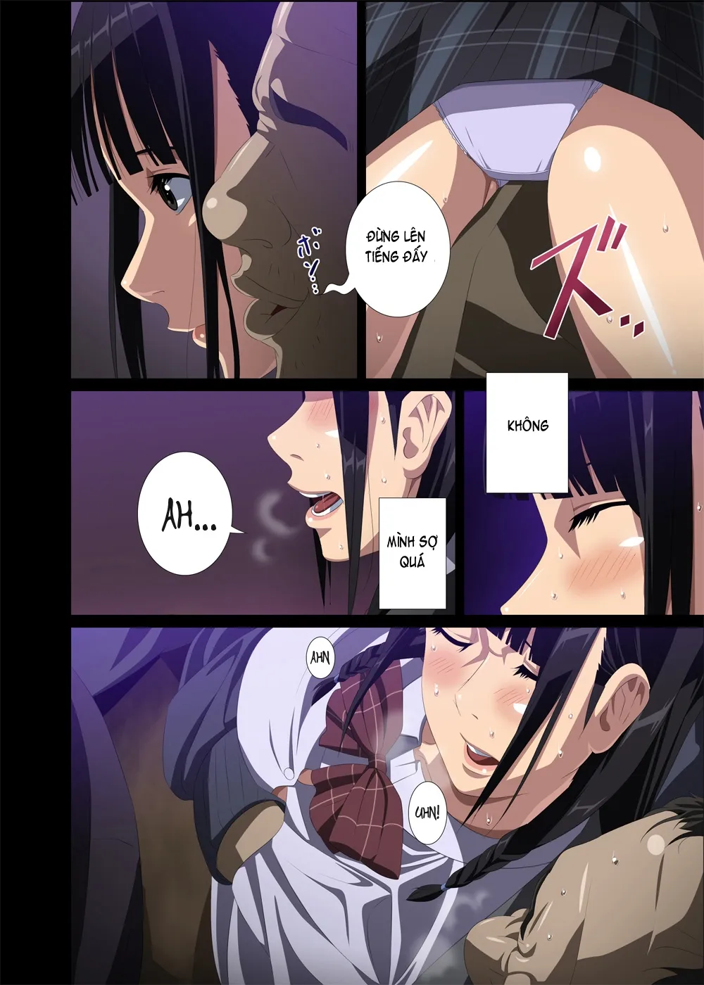 HentaiVN.net - Ảnh 9 - [NTR] Koibito Ja... Nai. [Not My Lover] - Bonus - Hame Kui Chikan Denshya