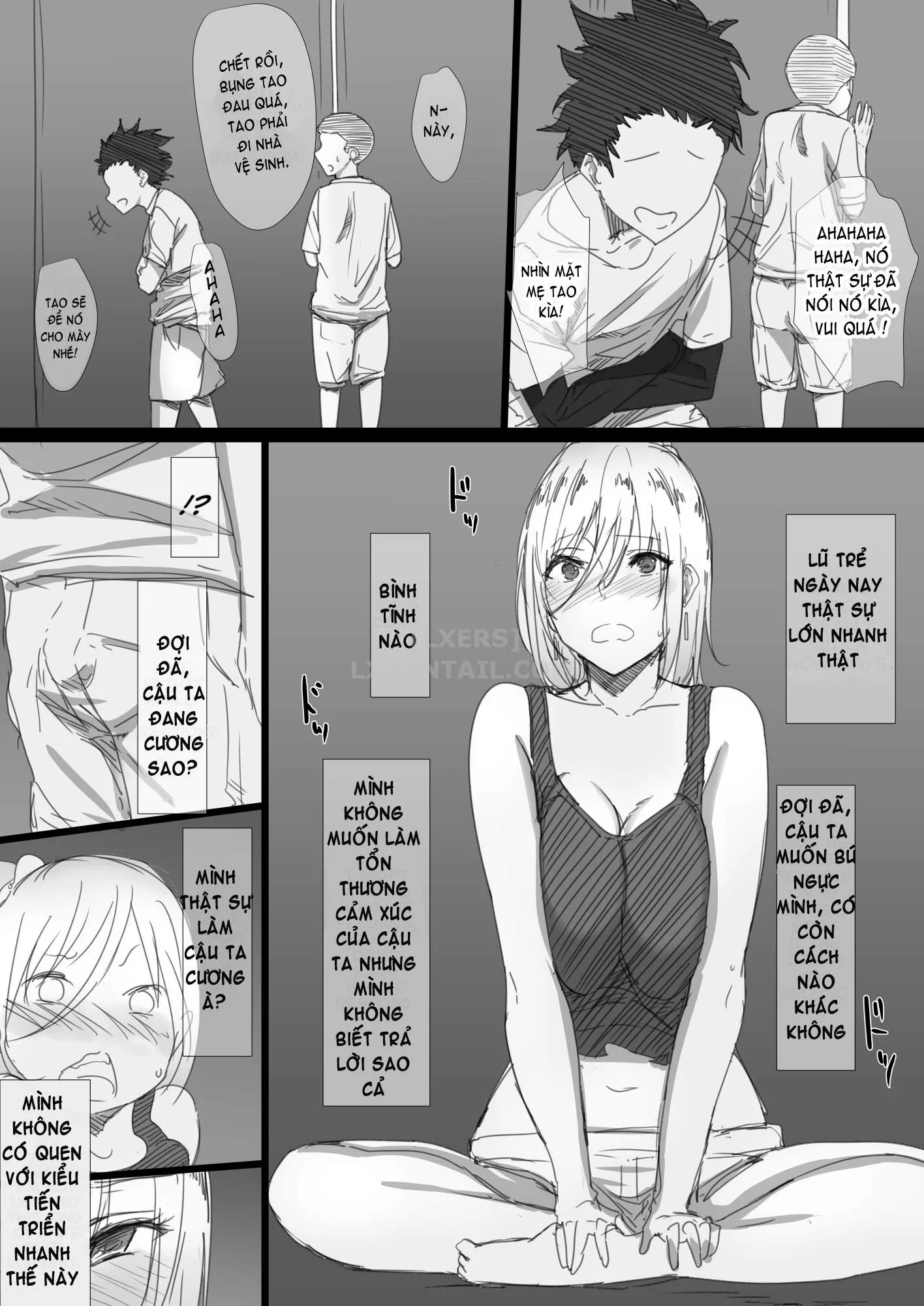 HentaiVN.net - Ảnh 14 - Yanmama Oba-san no Miwaku no Karada [ヤンママおばさんの魅惑の躰] - Chap 1