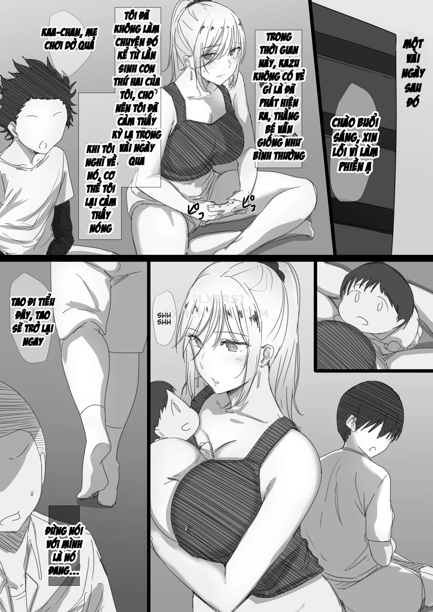HentaiVN.net - Ảnh 29 - Yanmama Oba-san no Miwaku no Karada [ヤンママおばさんの魅惑の躰] - Chap 1