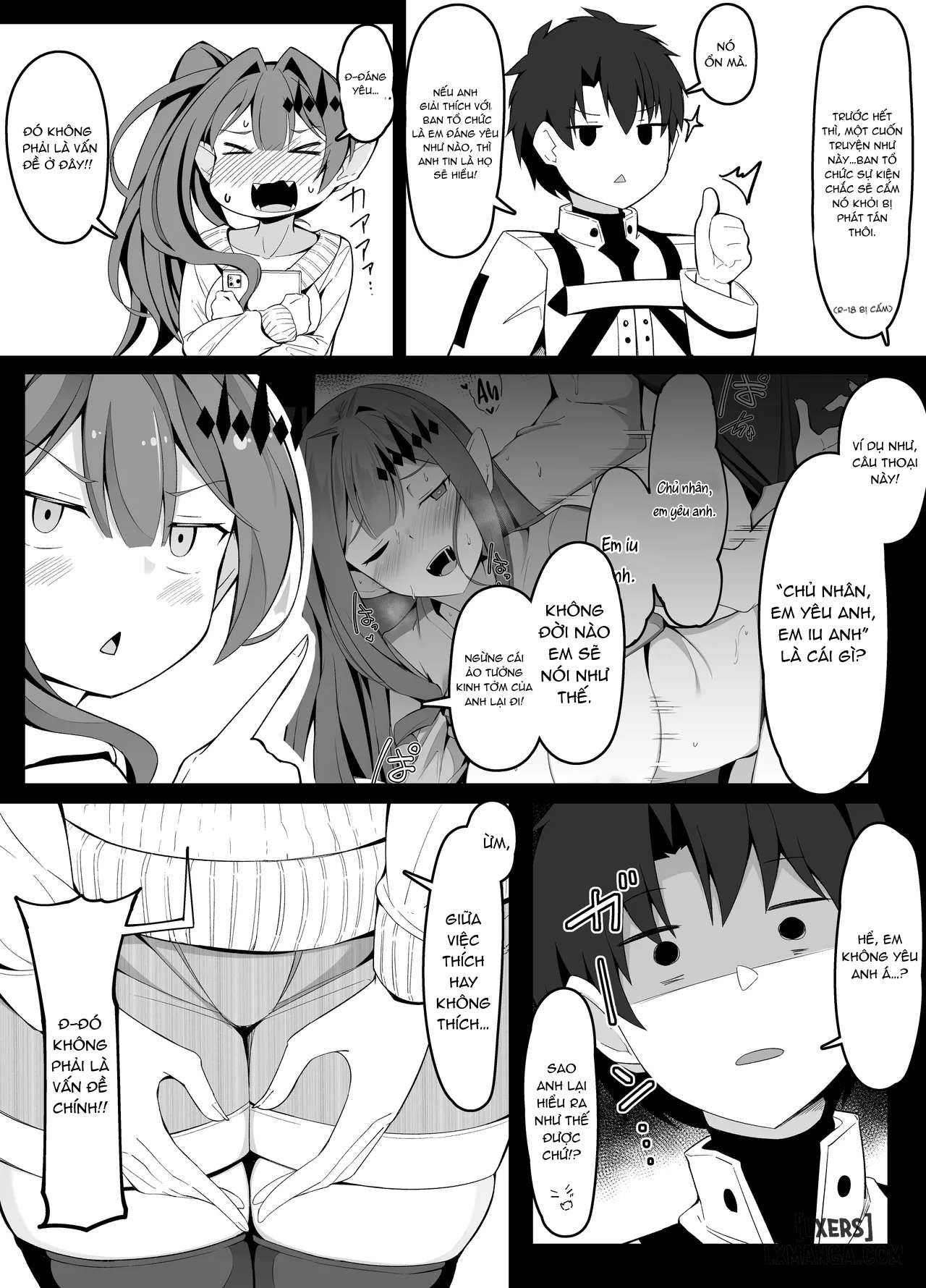 HentaiVN.net - Ảnh 4 - Ero Doujinshi o Model Honnin ni Genkou Tetsudawaseru Yatsu - Oneshot.