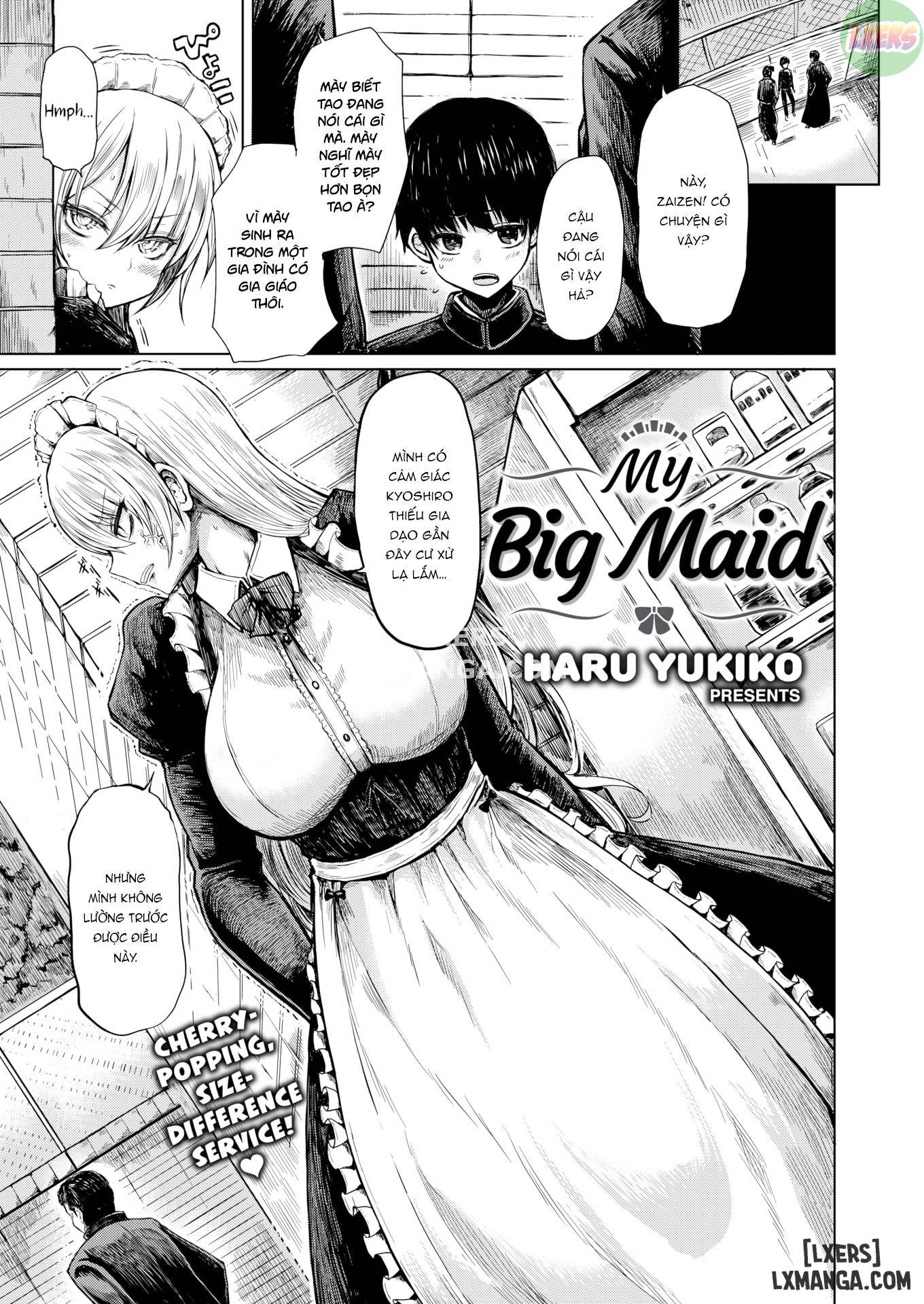 HentaiVN.net - Ảnh 1 - My Big Maid - Oneshot