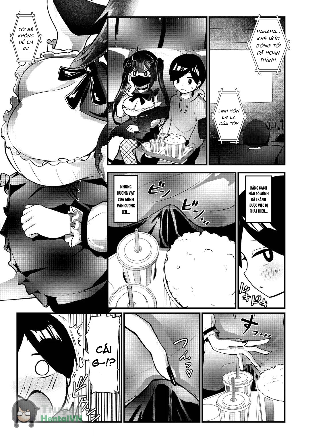HentaiVN.net - Ảnh 15 - Hinekure Doutei ga Off-kai Ittara Succubus ni Ochinchin Propose Shichatta Hanashi - Oneshot