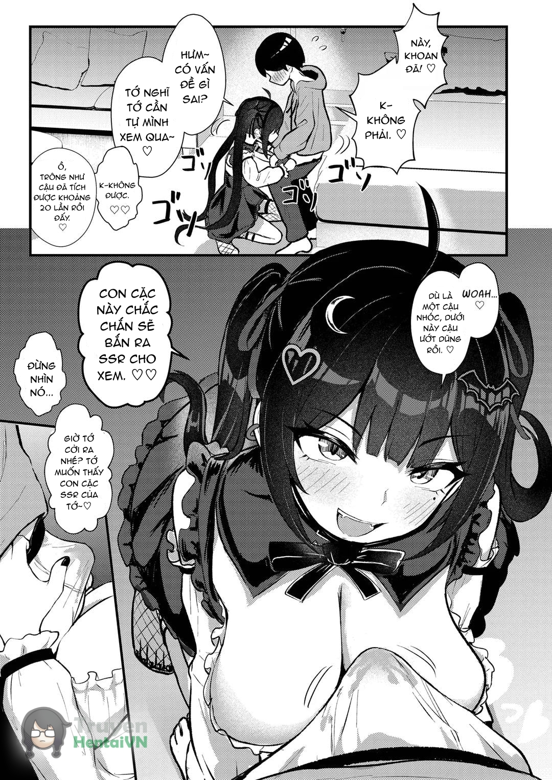 HentaiVN.net - Ảnh 23 - Hinekure Doutei ga Off-kai Ittara Succubus ni Ochinchin Propose Shichatta Hanashi - Oneshot