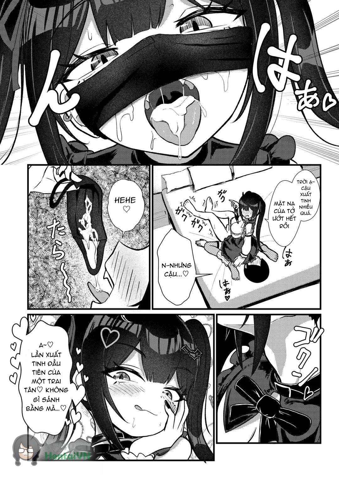 HentaiVN.net - Ảnh 32 - Hinekure Doutei ga Off-kai Ittara Succubus ni Ochinchin Propose Shichatta Hanashi - Oneshot