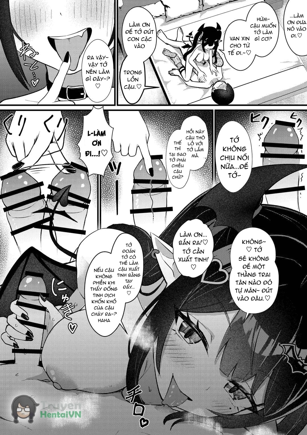 HentaiVN.net - Ảnh 40 - Hinekure Doutei ga Off-kai Ittara Succubus ni Ochinchin Propose Shichatta Hanashi - Oneshot