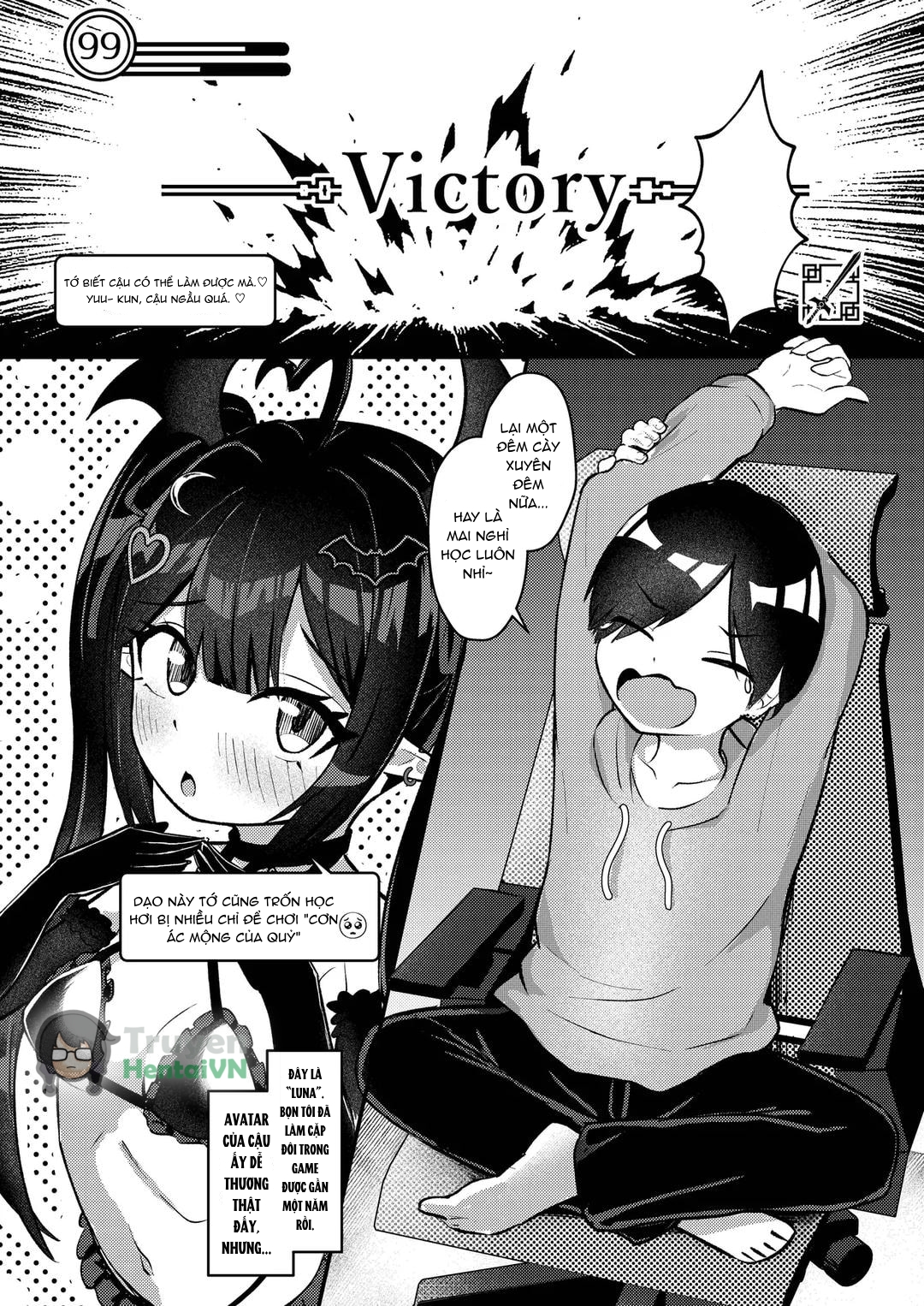 HentaiVN.net - Ảnh 6 - Hinekure Doutei ga Off-kai Ittara Succubus ni Ochinchin Propose Shichatta Hanashi - Oneshot