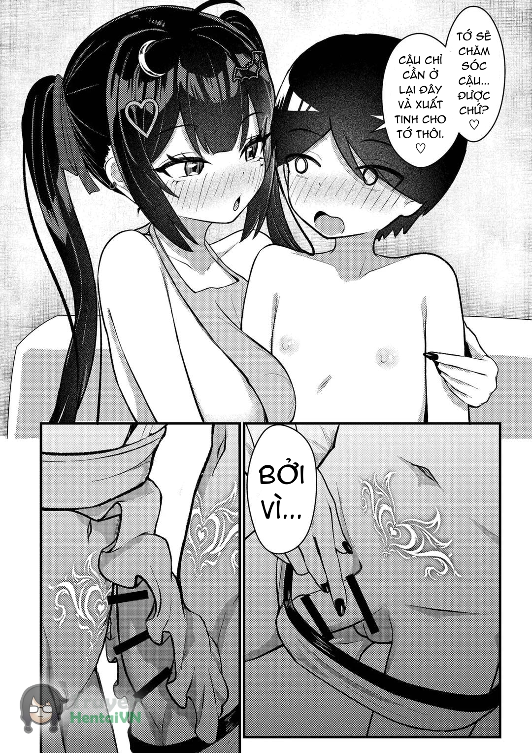 HentaiVN.net - Ảnh 66 - Hinekure Doutei ga Off-kai Ittara Succubus ni Ochinchin Propose Shichatta Hanashi - Oneshot
