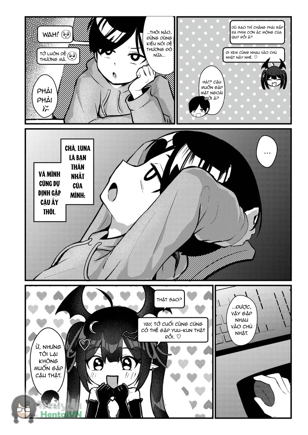 HentaiVN.net - Ảnh 8 - Hinekure Doutei ga Off-kai Ittara Succubus ni Ochinchin Propose Shichatta Hanashi - Oneshot