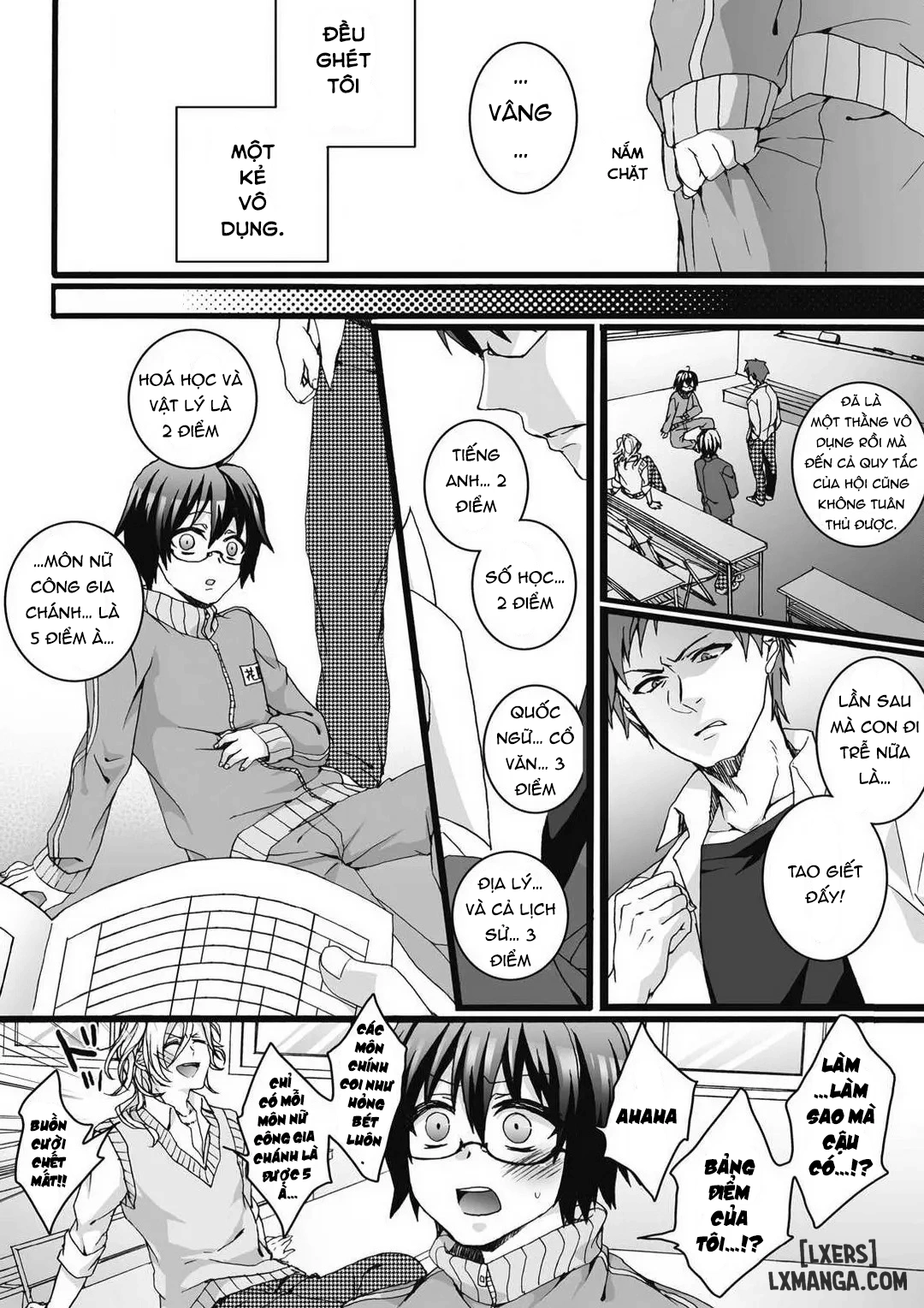 HentaiVN.net - Ảnh 9 - Ijimerare, "Onna" No Boku To Kainushi 3 Nin - Chap 1