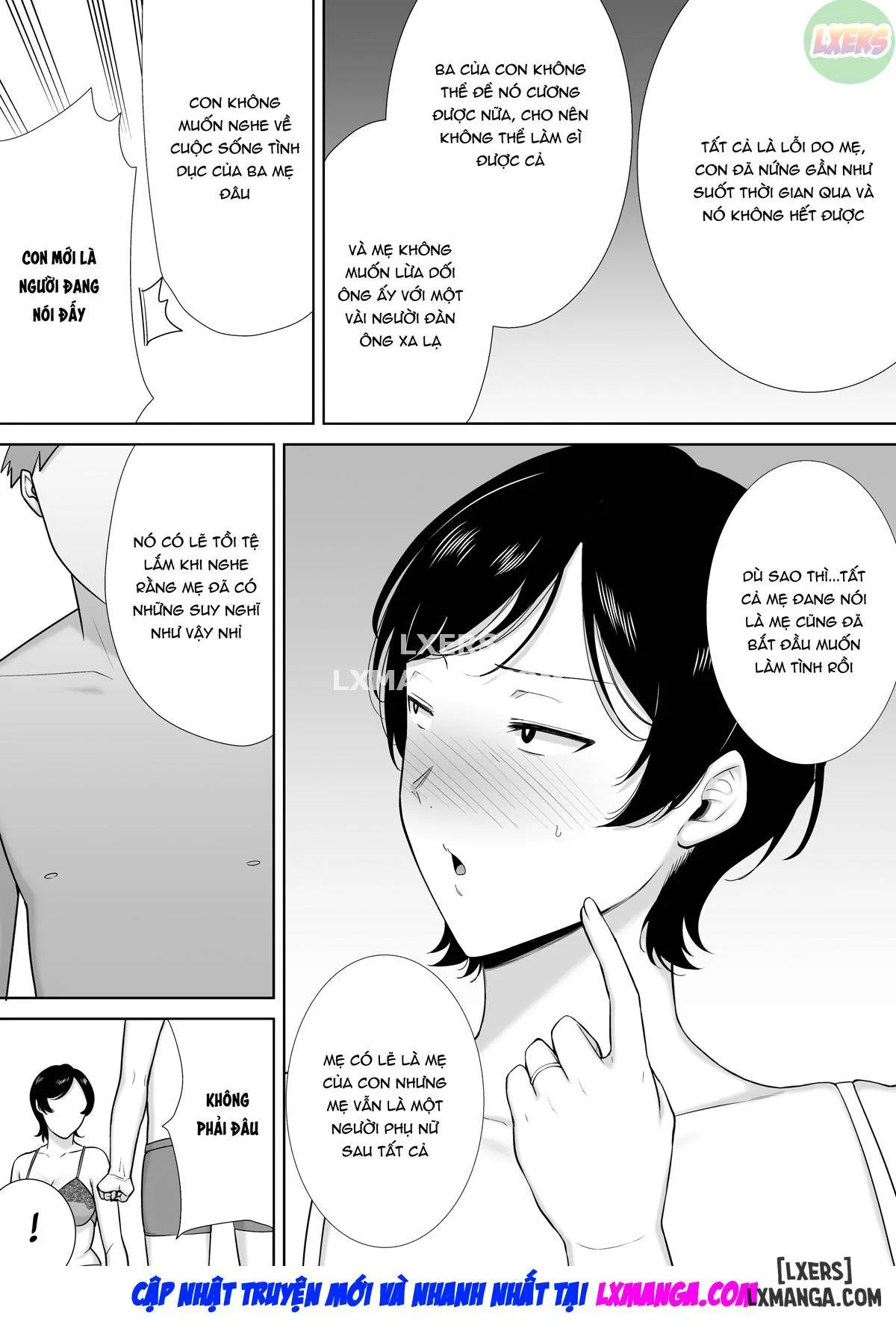 HentaiVN.net - Ảnh 22 - Kể Cả Mẹ Cũng Muốn Được Yêu - Oneshot