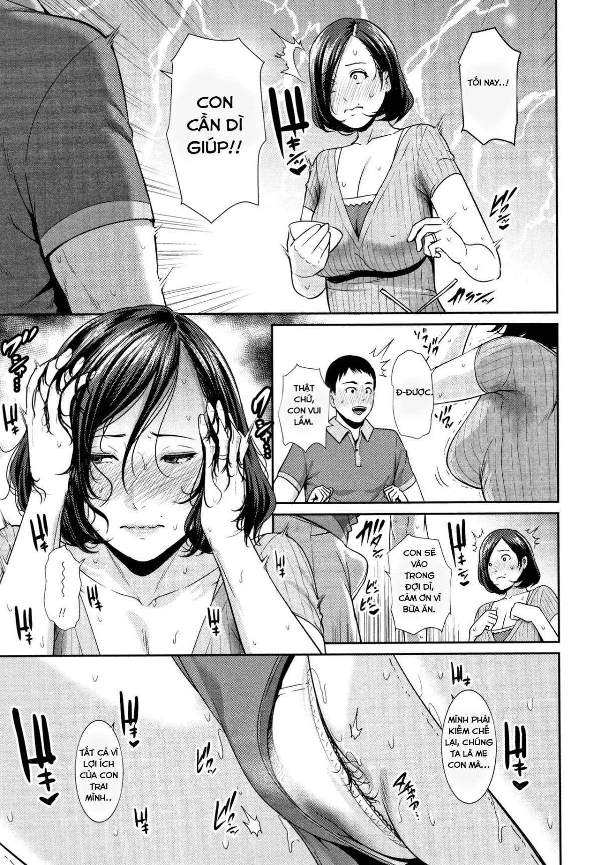 HentaiVN.net - Ảnh 4 - Loạn luận cùng step mom. [Mayonaka no Haha] - One-shot