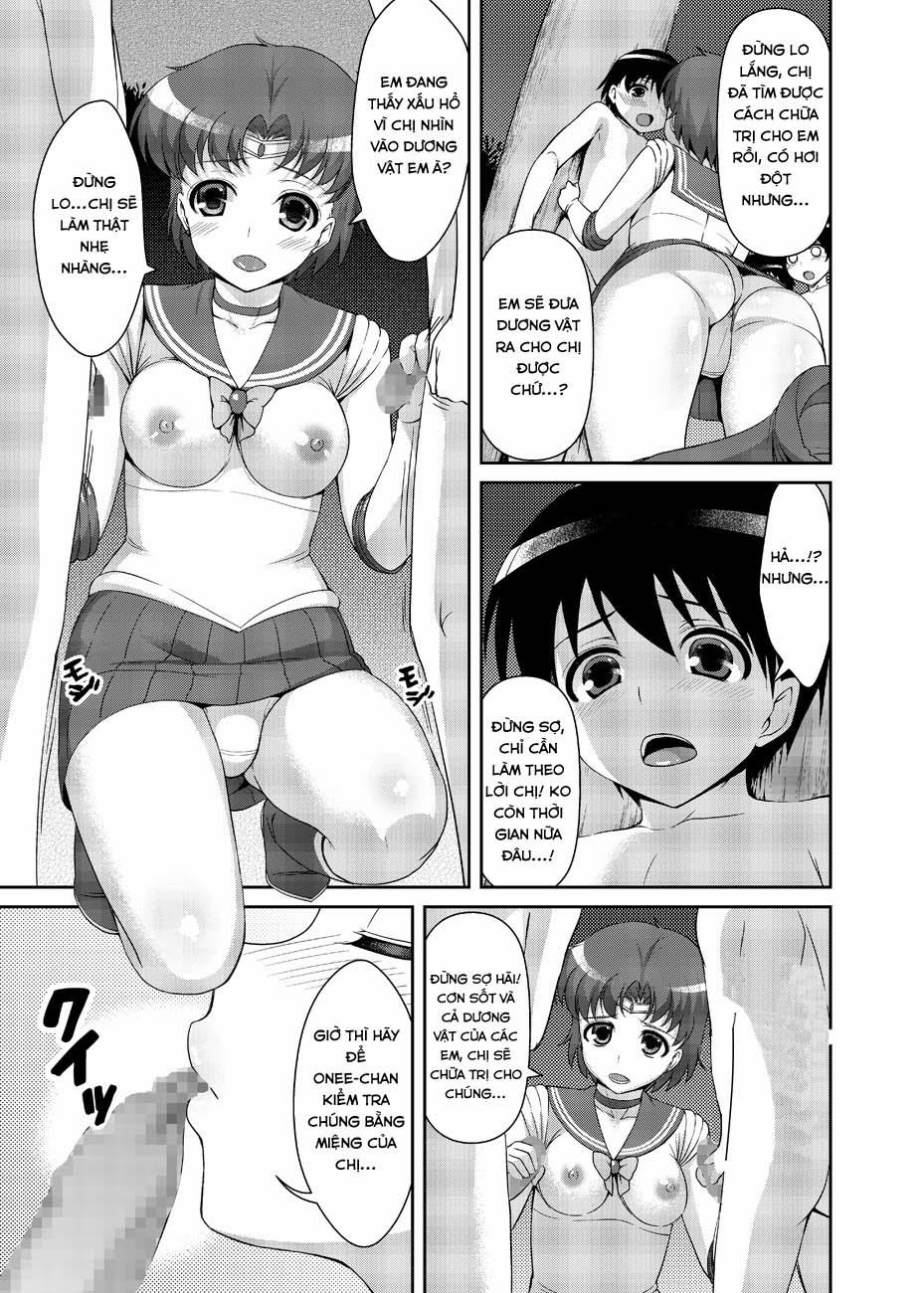 HentaiVN.net - Ảnh 4 - Hey, Onee-Chan! Will You Play With Me? (Sailor Moon) [Nee Boku? Onee-chan-tachi to Issho ni Asonde kurenai?] - Mecury Freak
