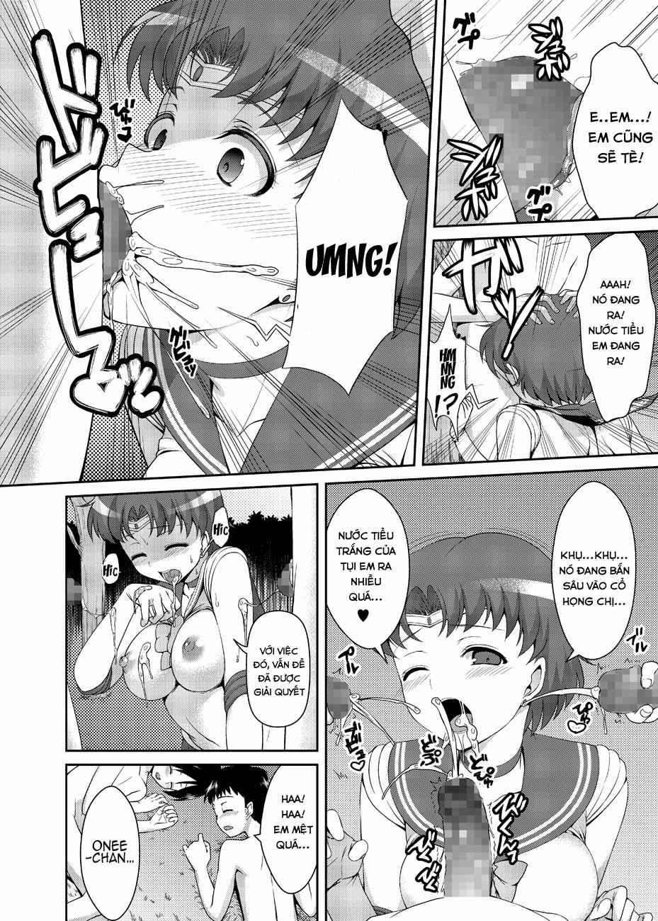 HentaiVN.net - Ảnh 7 - Hey, Onee-Chan! Will You Play With Me? (Sailor Moon) [Nee Boku? Onee-chan-tachi to Issho ni Asonde kurenai?] - Mecury Freak