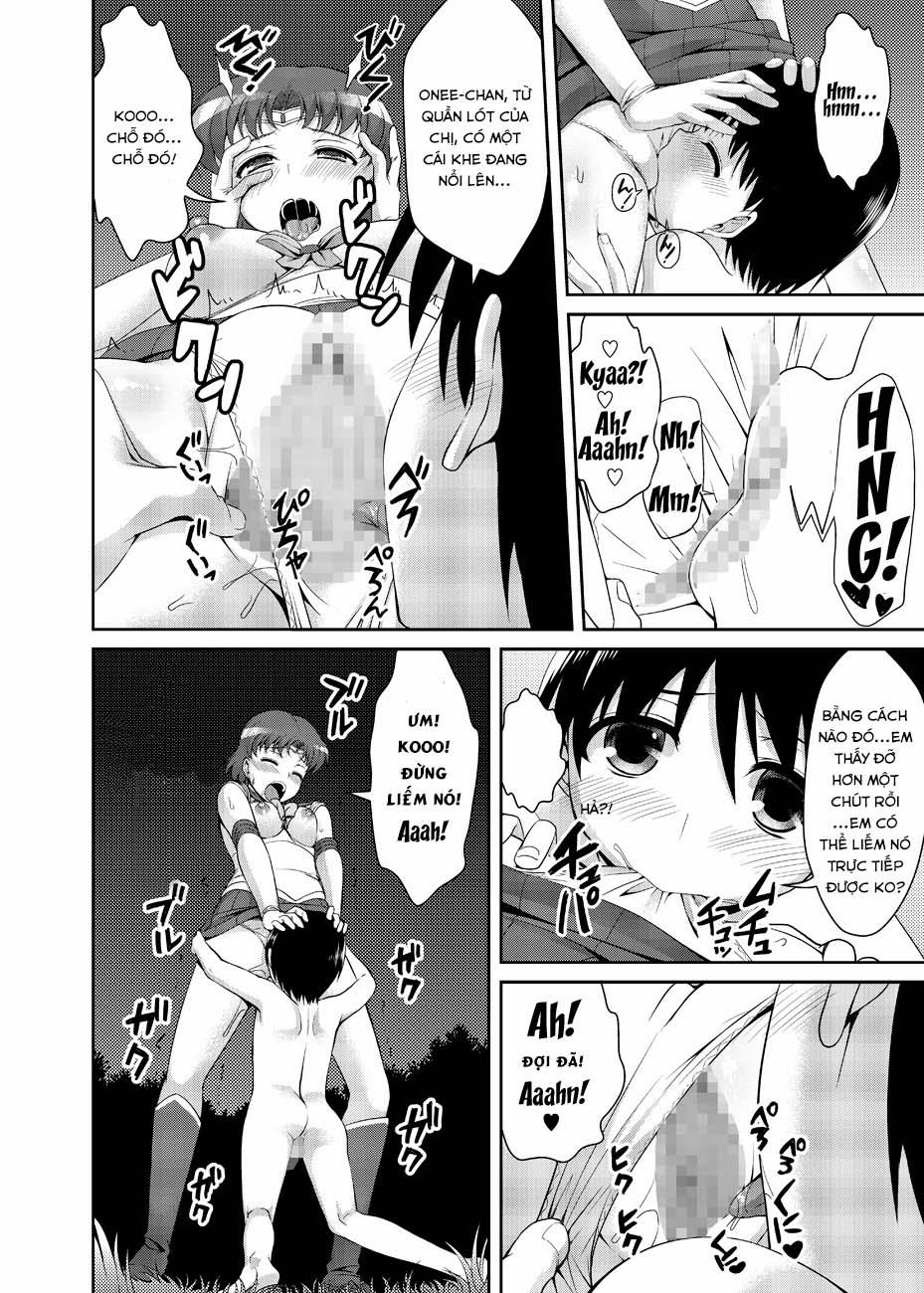 HentaiVN.net - Ảnh 9 - Hey, Onee-Chan! Will You Play With Me? (Sailor Moon) [Nee Boku? Onee-chan-tachi to Issho ni Asonde kurenai?] - Mecury Freak