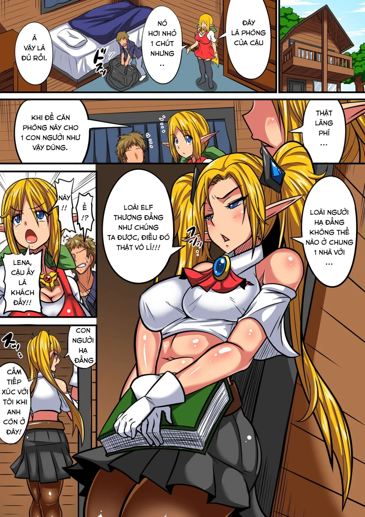 HentaiVN.net - Ảnh 4 - Elf Oyako to Pakopako Ibunka Kouryuu! ~Stella Hen~ - Oneshot