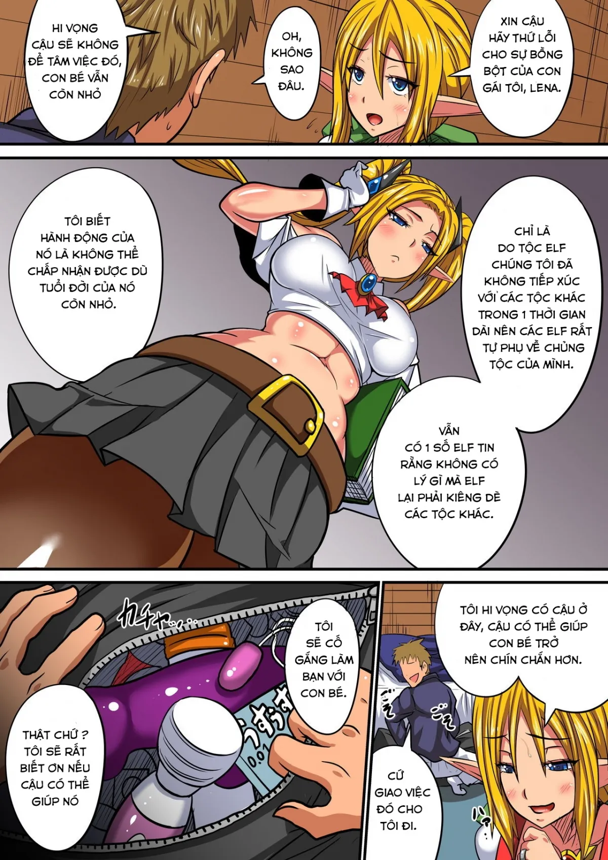 HentaiVN.net - Ảnh 5 - Elf Oyako to Pakopako Ibunka Kouryuu! ~Stella Hen~ - Oneshot