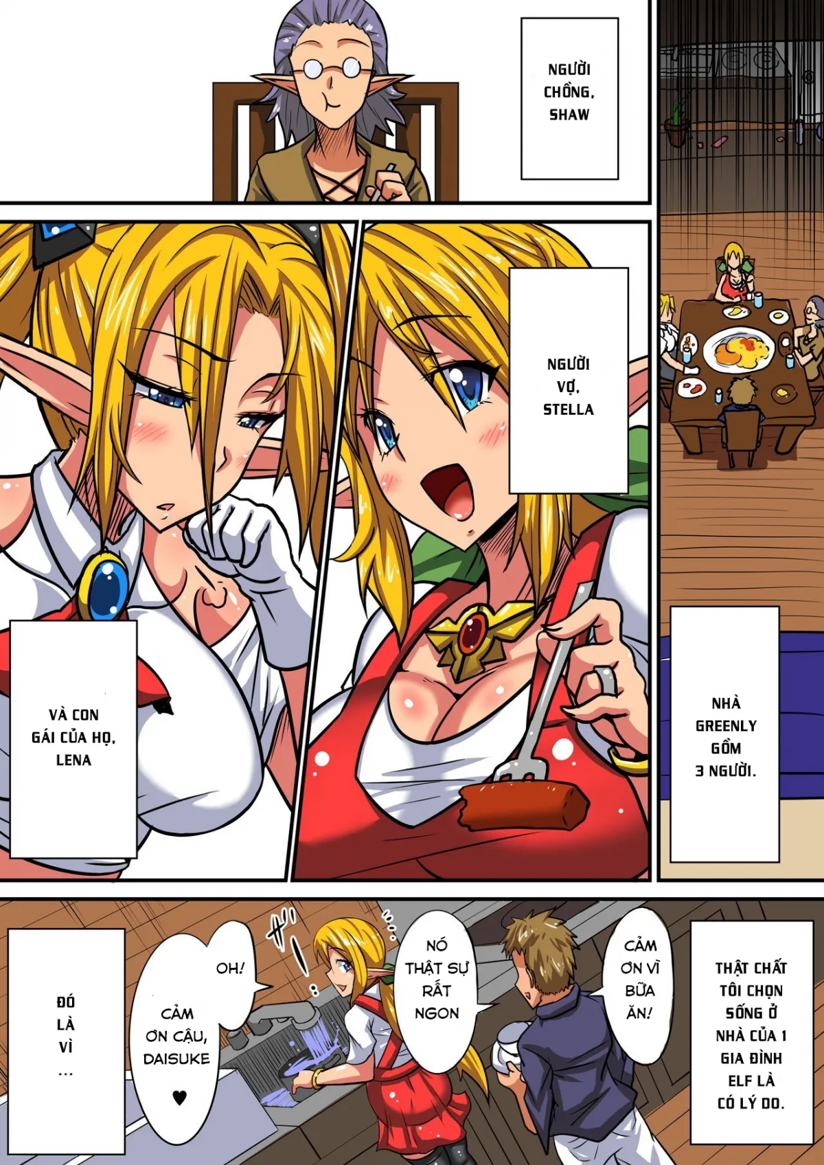 HentaiVN.net - Ảnh 6 - Elf Oyako to Pakopako Ibunka Kouryuu! ~Stella Hen~ - Oneshot