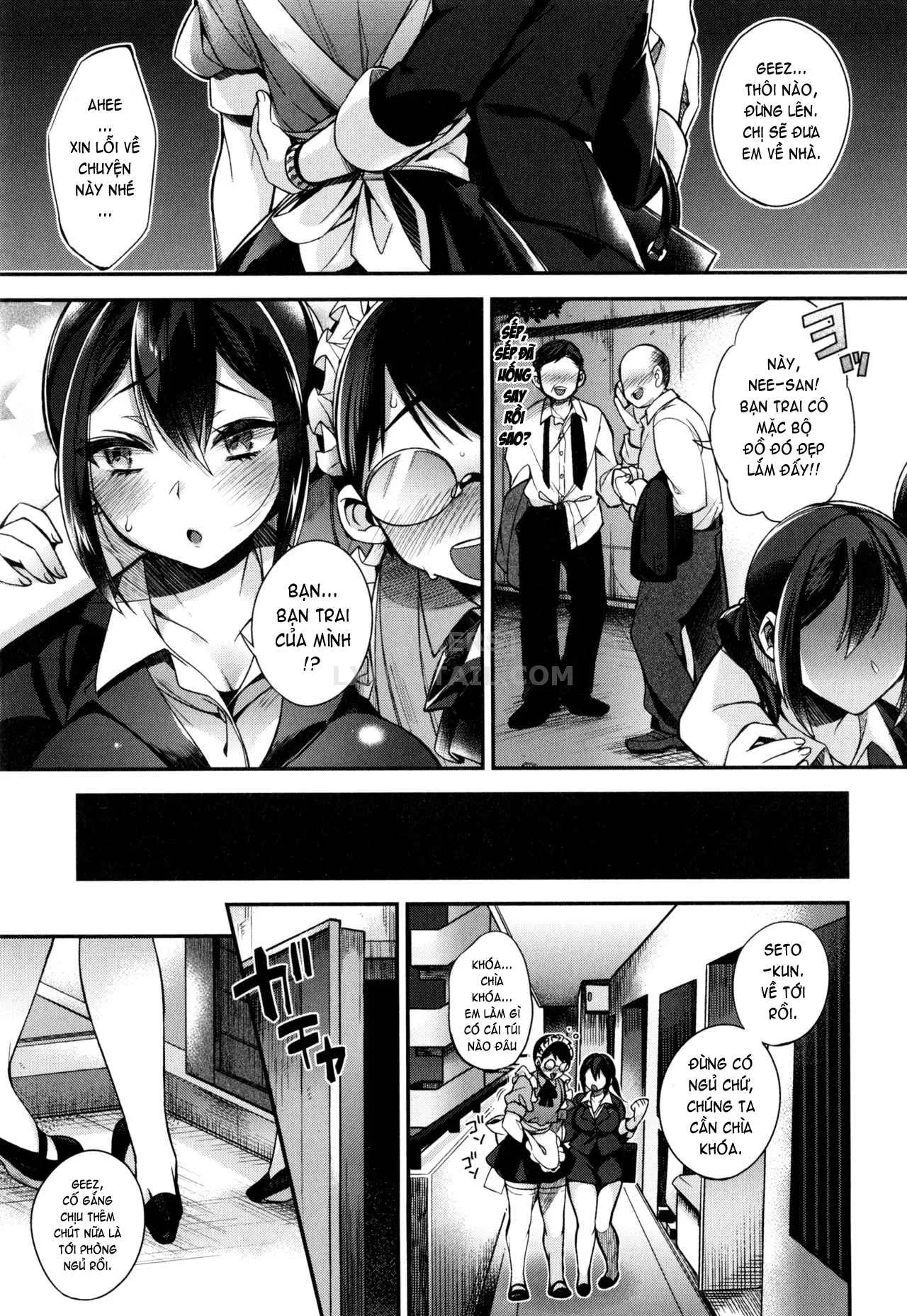 HentaiVN.net - Ảnh 12 - Ojou-Sama To Maid No Midara Na Seikatsu - Chap 1