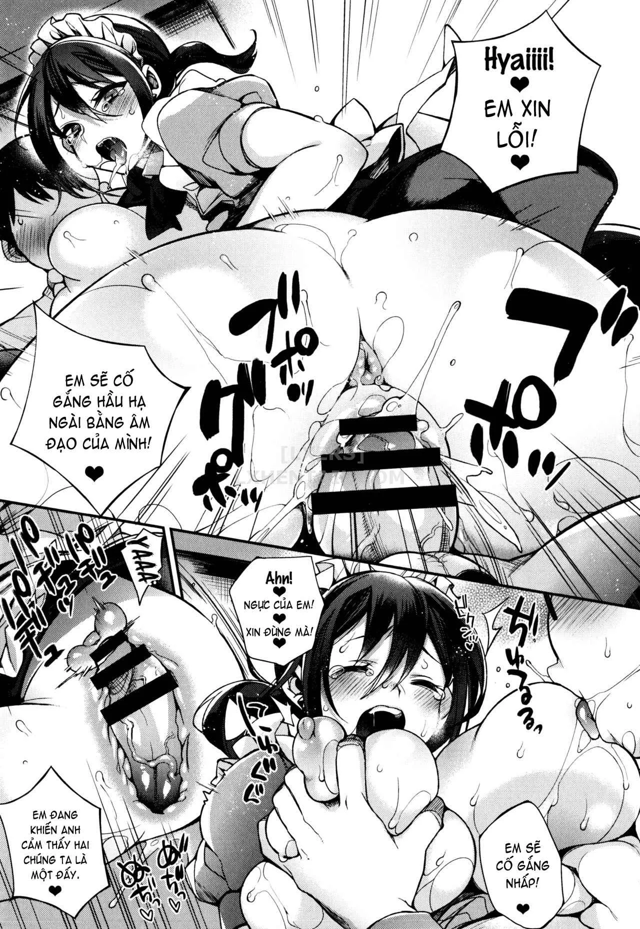 HentaiVN.net - Ảnh 24 - Ojou-Sama To Maid No Midara Na Seikatsu - Chap 1