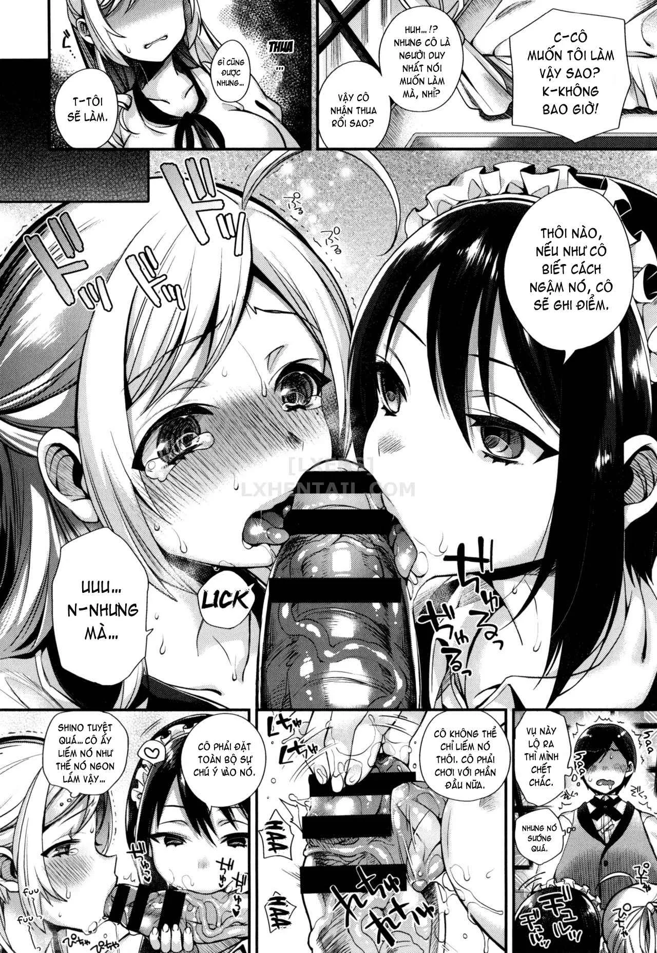 HentaiVN.net - Ảnh 11 - Ojou-Sama To Maid No Midara Na Seikatsu - Chap 2