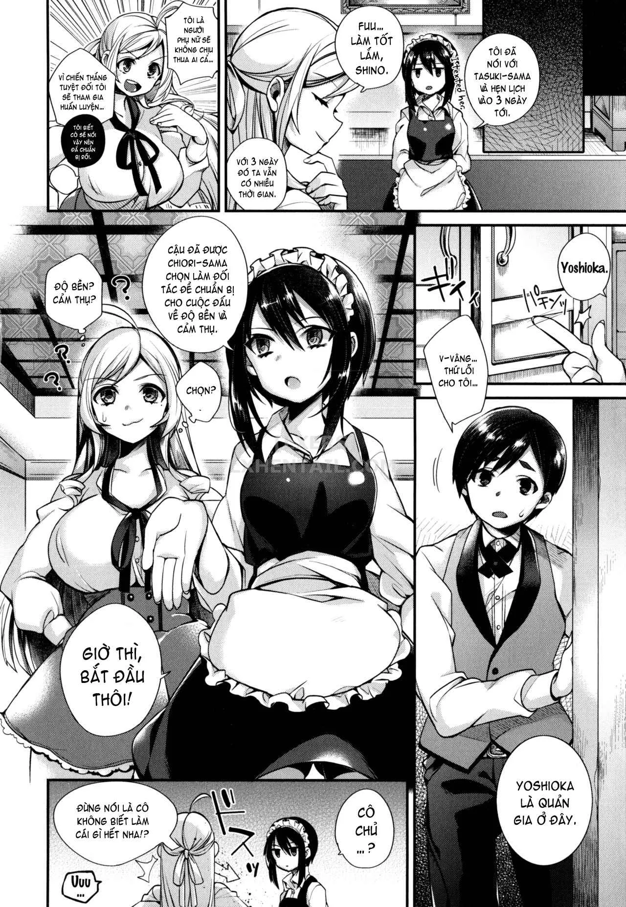 HentaiVN.net - Ảnh 7 - Ojou-Sama To Maid No Midara Na Seikatsu - Chap 2