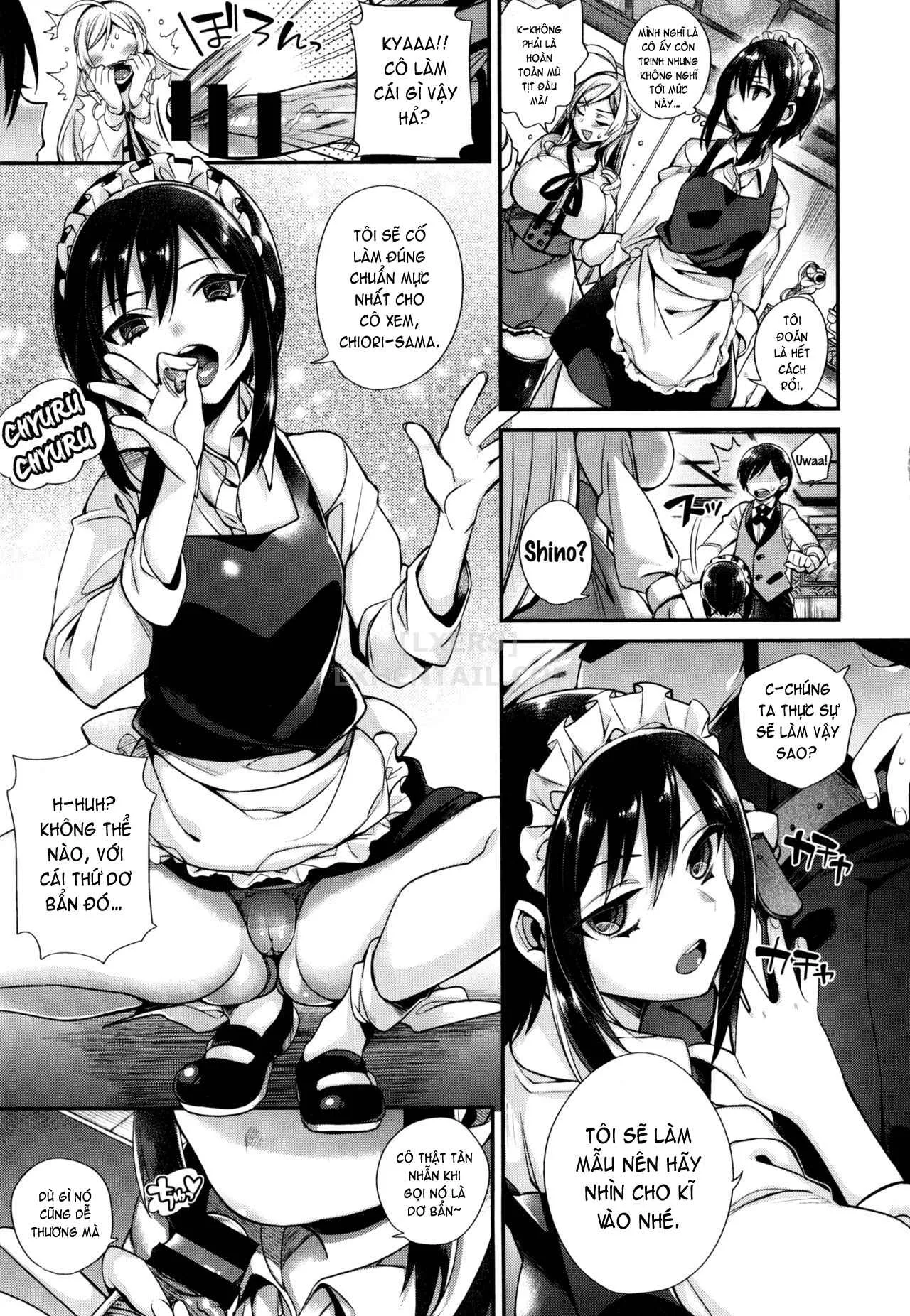 HentaiVN.net - Ảnh 8 - Ojou-Sama To Maid No Midara Na Seikatsu - Chap 2