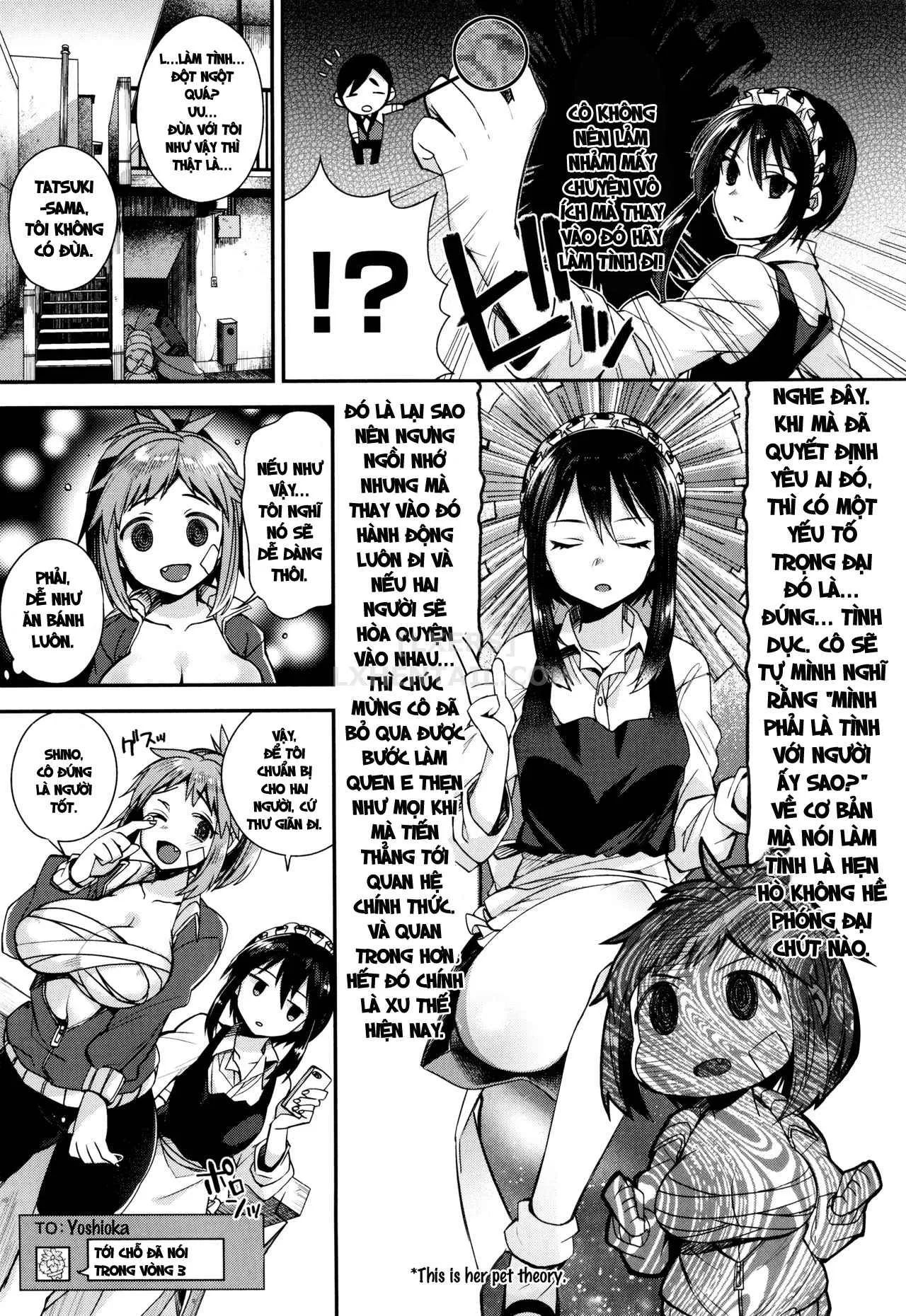 HentaiVN.net - Ảnh 10 - Ojou-Sama To Maid No Midara Na Seikatsu - Chap 3
