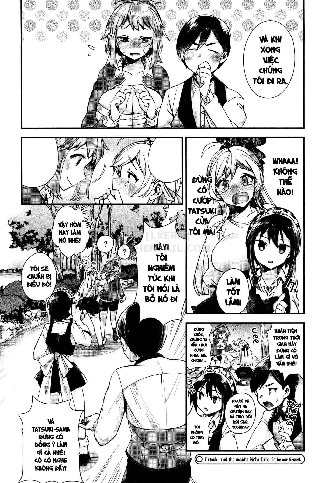 HentaiVN.net - Ảnh 27 - Ojou-Sama To Maid No Midara Na Seikatsu - Chap 3