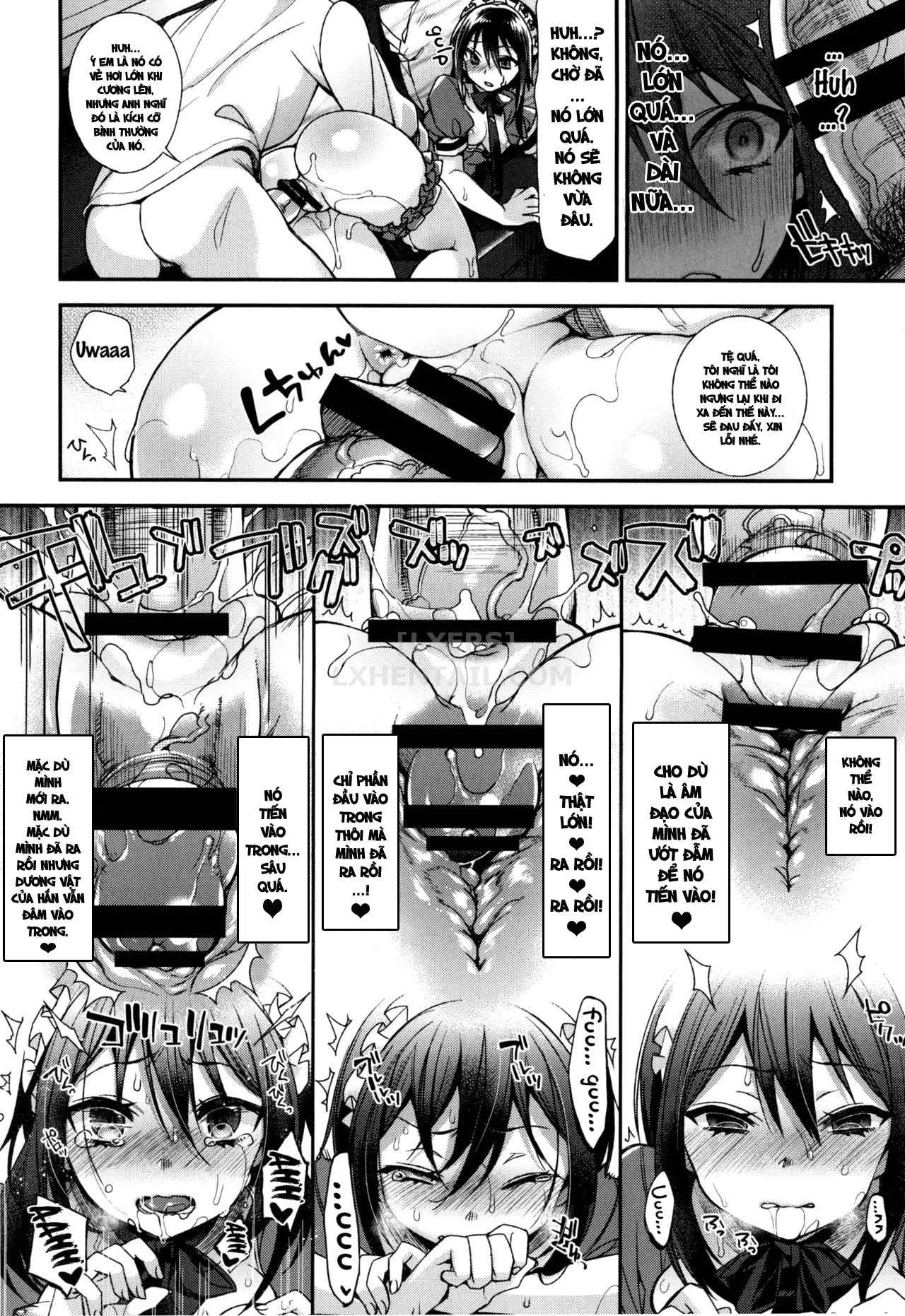 HentaiVN.net - Ảnh 19 - Ojou-Sama To Maid No Midara Na Seikatsu - Chap 4