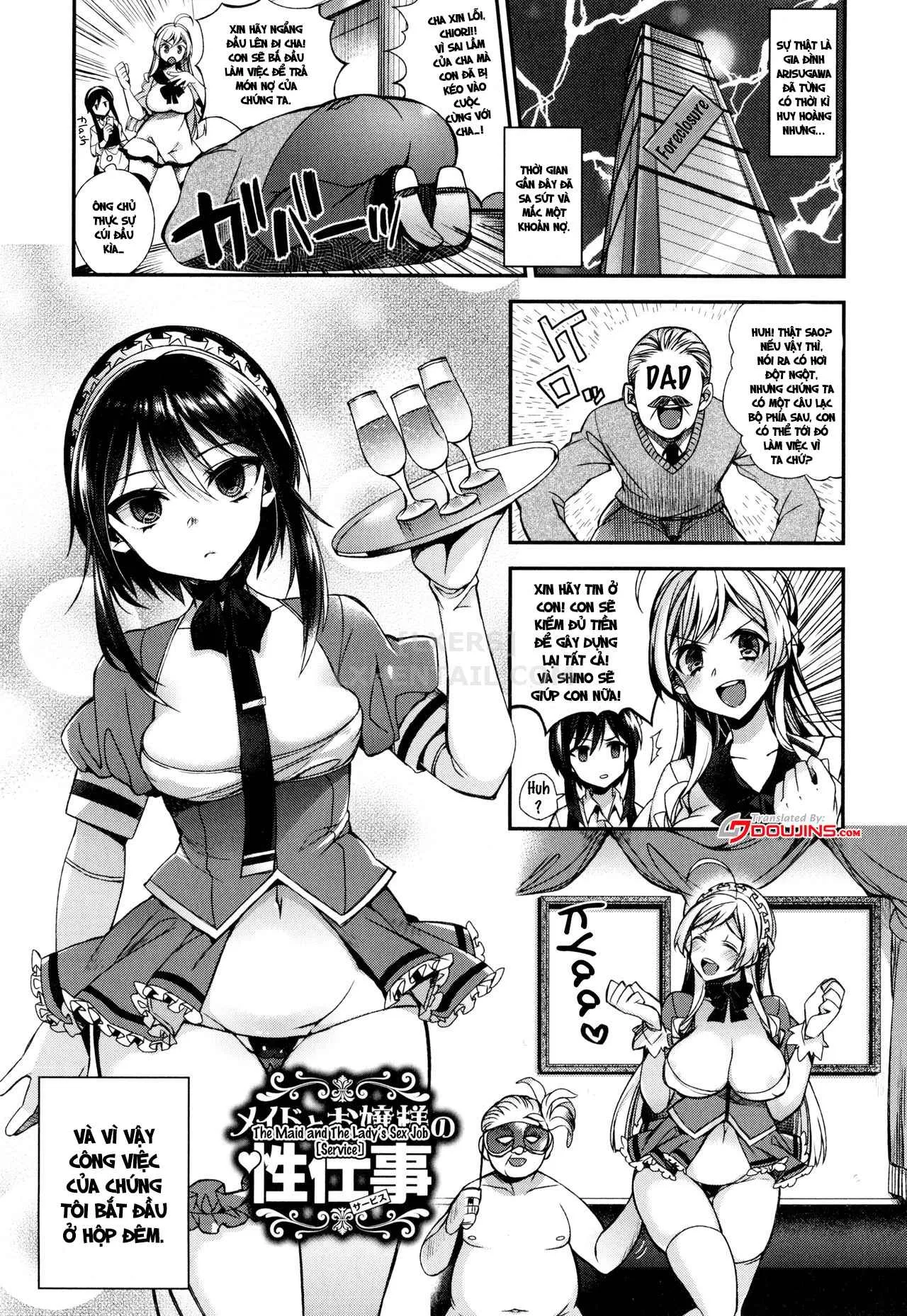 HentaiVN.net - Ảnh 4 - Ojou-Sama To Maid No Midara Na Seikatsu - Chap 4