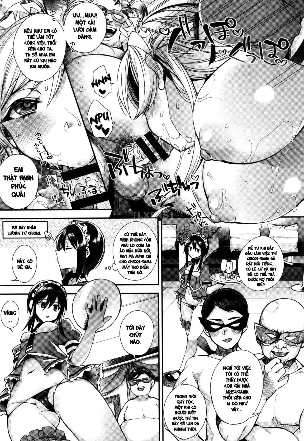 HentaiVN.net - Ảnh 6 - Ojou-Sama To Maid No Midara Na Seikatsu - Chap 4