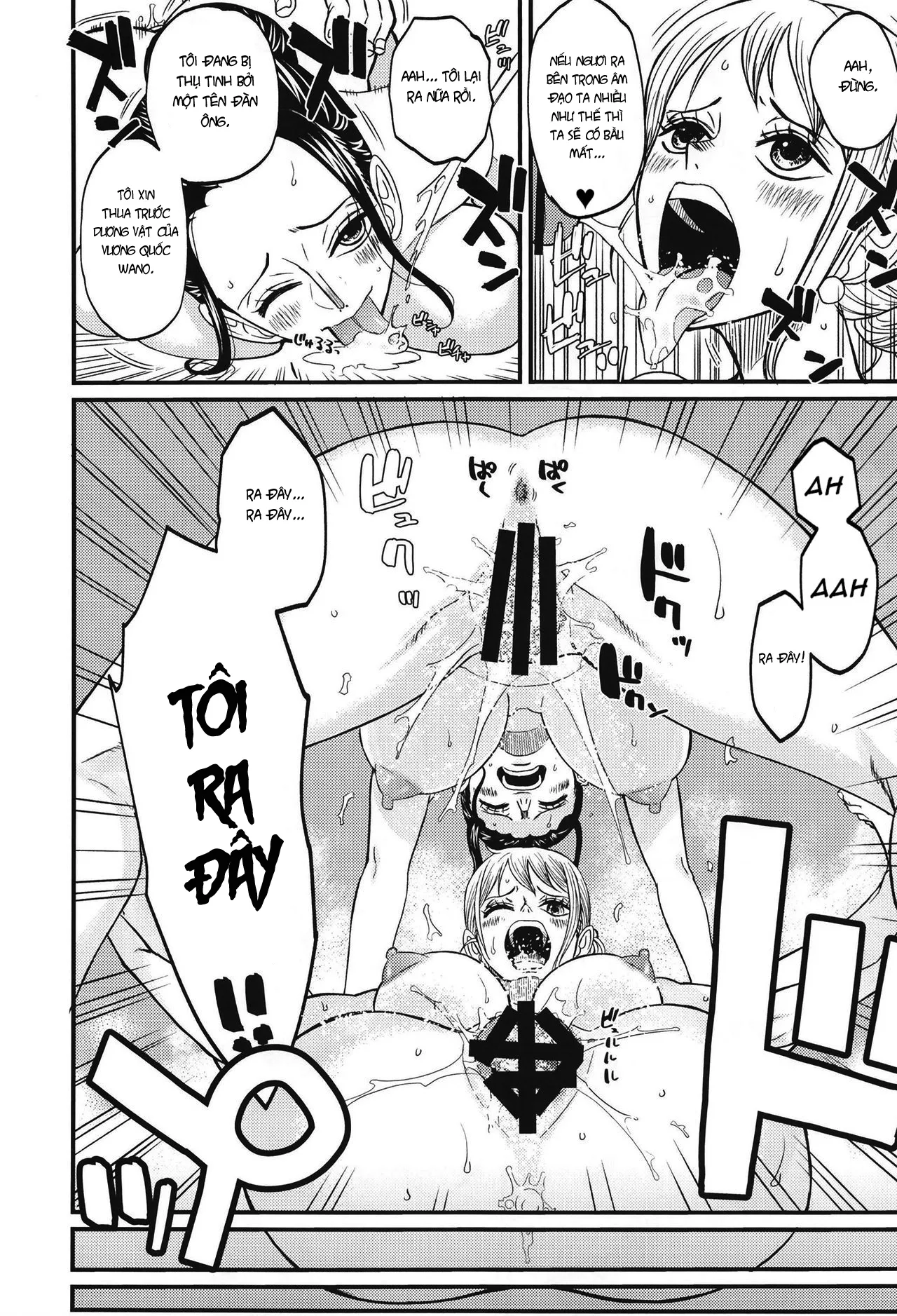 HentaiVN.net - Ảnh 32 - Nami và Robin ở nhà tắm công cộng [BATH HOUSE HOLE (One piece)] - Oneshot