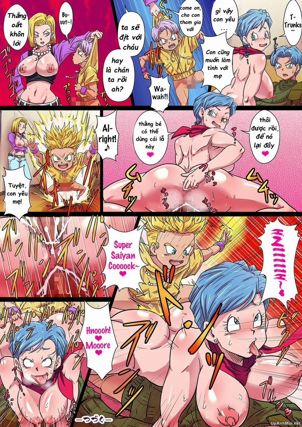 HentaiVN.net - Ảnh 14 - SOAP!! Kairaku e no Hankou!! Okasareta Chou Zetsurin Mai to Trunks (Dragon Ball Super) - Oneshot