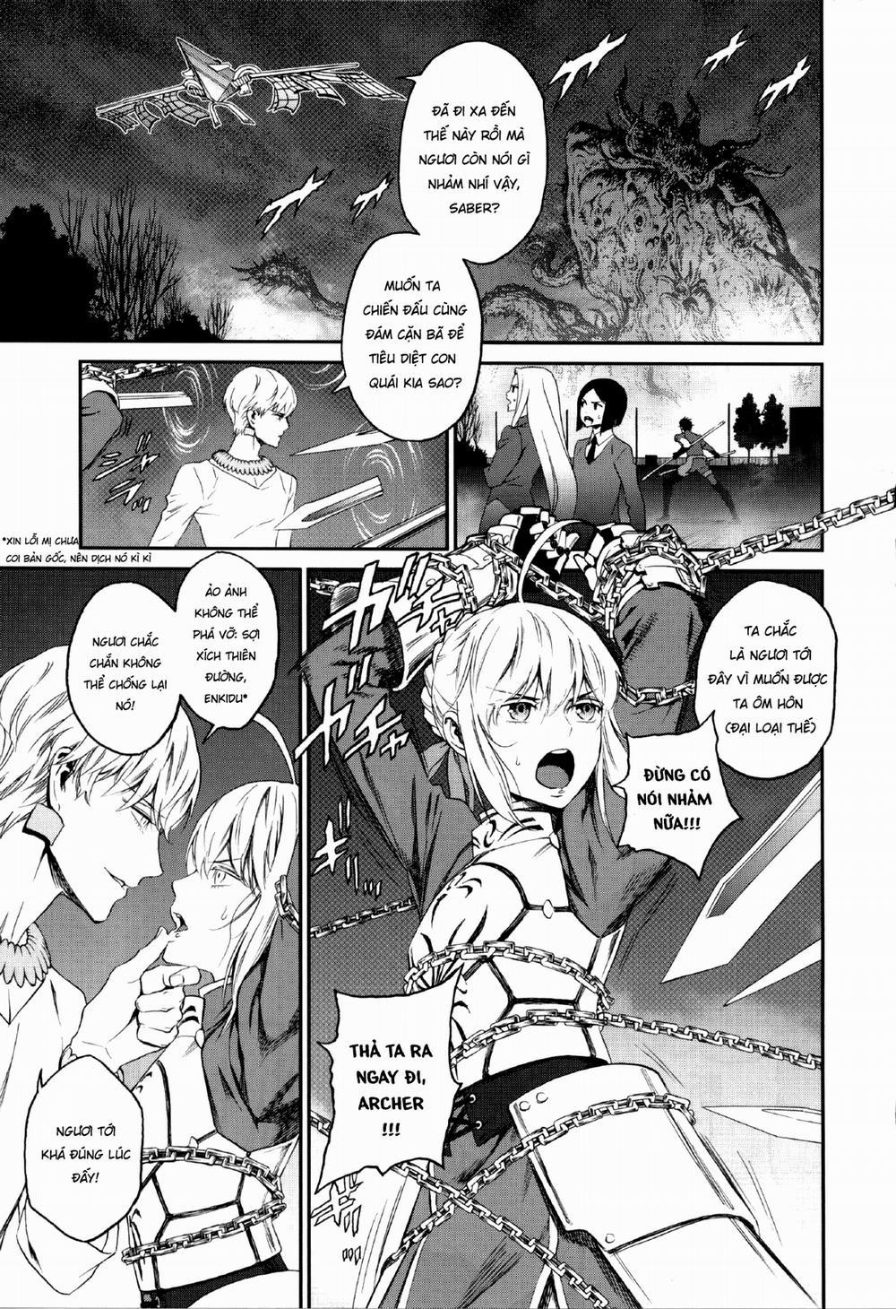 HentaiVN.net - Ảnh 3 - Make the Noble King of Knights Fall Into a Simple Woman (Fate/Zero) [Kedakaki Kishiou o tada Hitori no Onna ni Otosu; 気高き騎士王をただ一人の女に墜とす (Fate/Zero)] - Oneshot