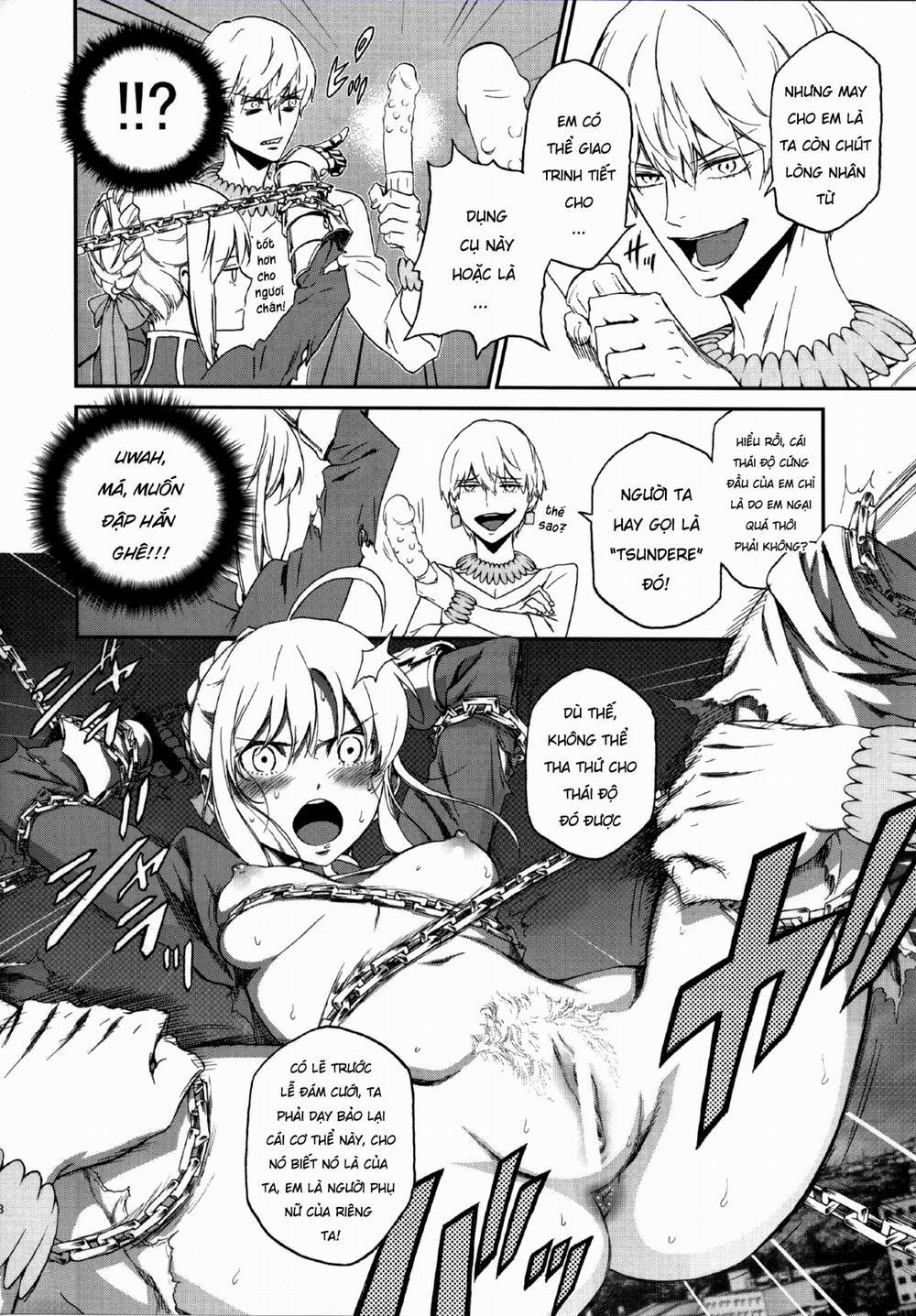 HentaiVN.net - Ảnh 8 - Make the Noble King of Knights Fall Into a Simple Woman (Fate/Zero) [Kedakaki Kishiou o tada Hitori no Onna ni Otosu; 気高き騎士王をただ一人の女に墜とす (Fate/Zero)] - Oneshot