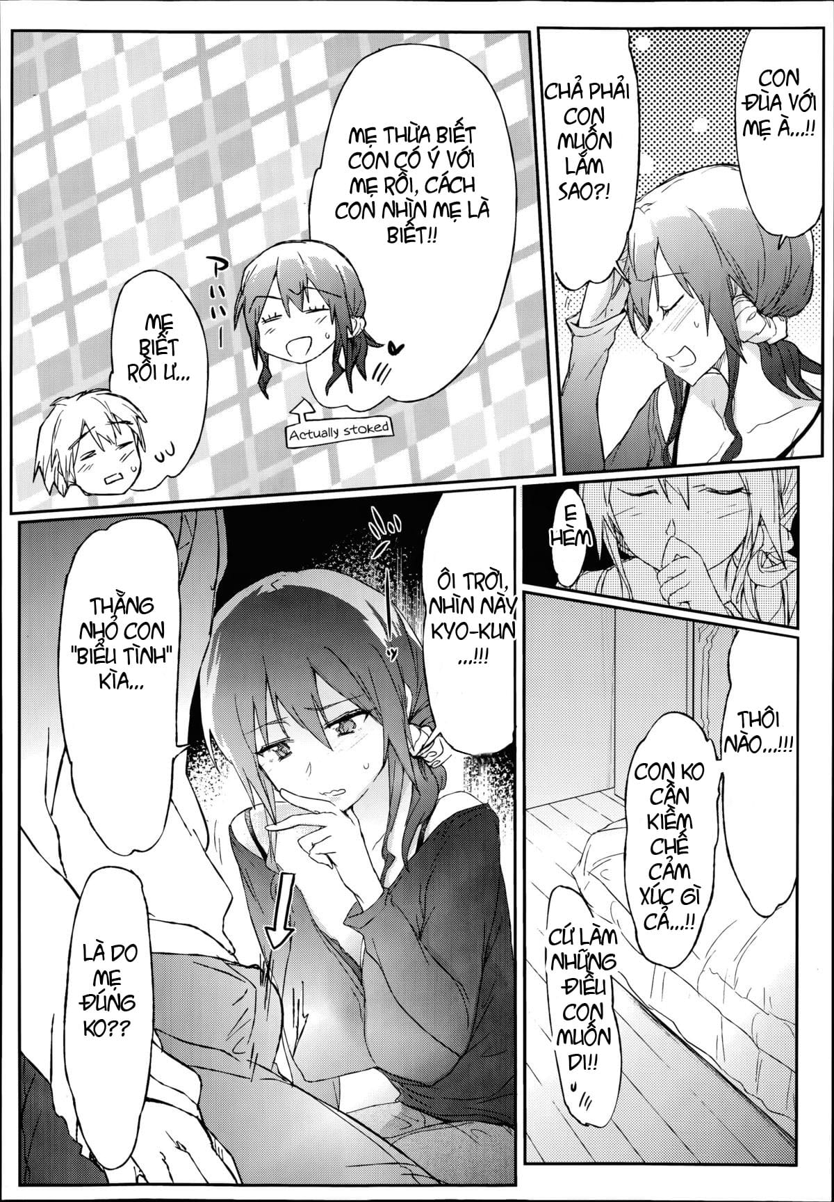 HentaiVN.net - Ảnh 13 - Giri no Hahaoya ga Ero Sugiru Ken [義理の母親がエロすぎる件] - Oneshot