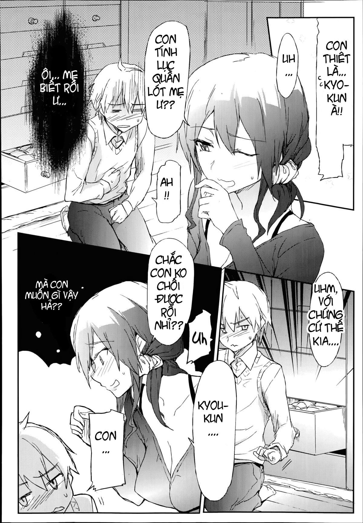 HentaiVN.net - Ảnh 9 - Giri no Hahaoya ga Ero Sugiru Ken [義理の母親がエロすぎる件] - Oneshot